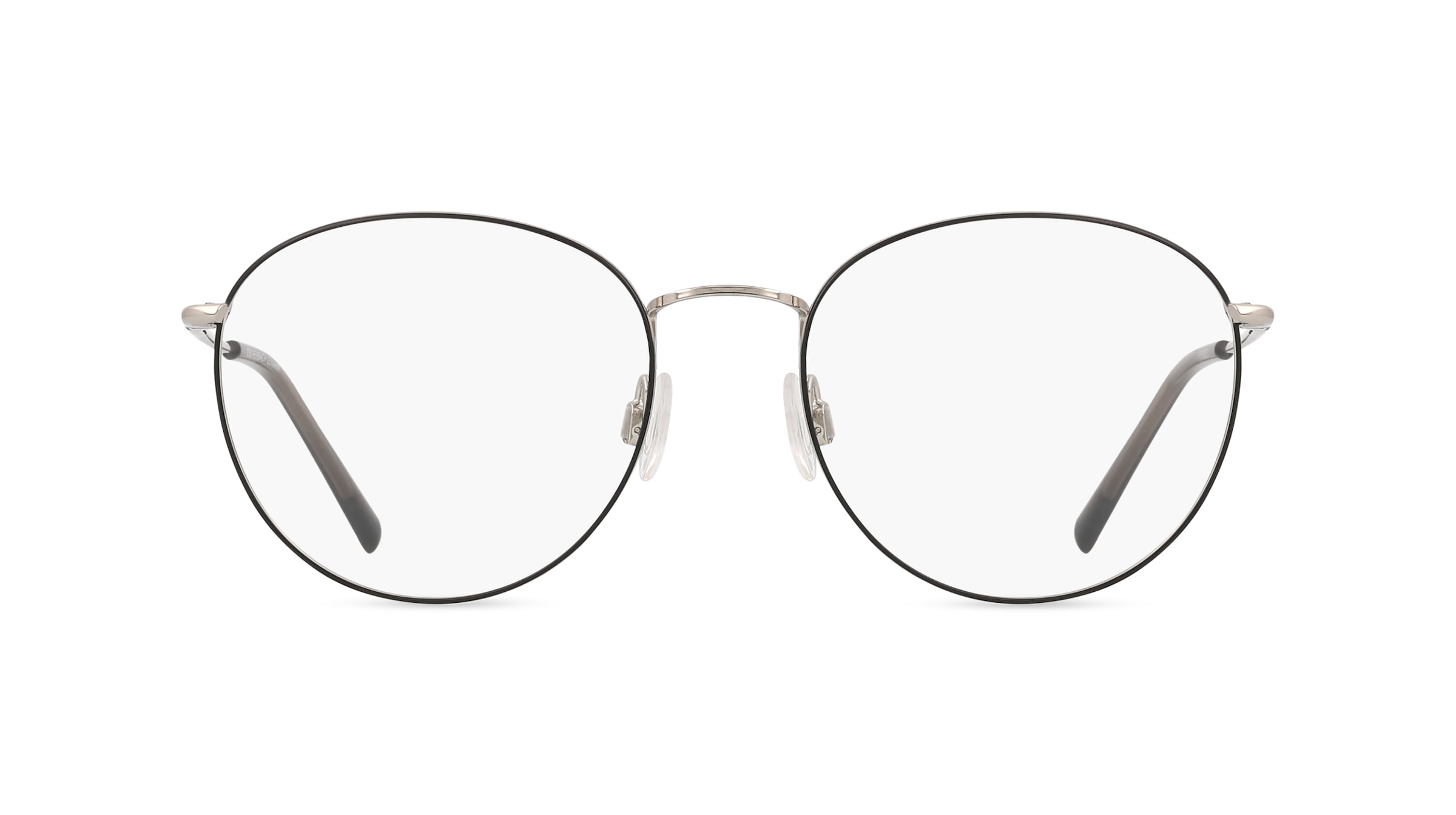 Humphrey’s eyewear 582275 Unisex-Brille inkl. Gläser Vollrand Panto Metall-Gestell 51mm/18mm/140mm, grau