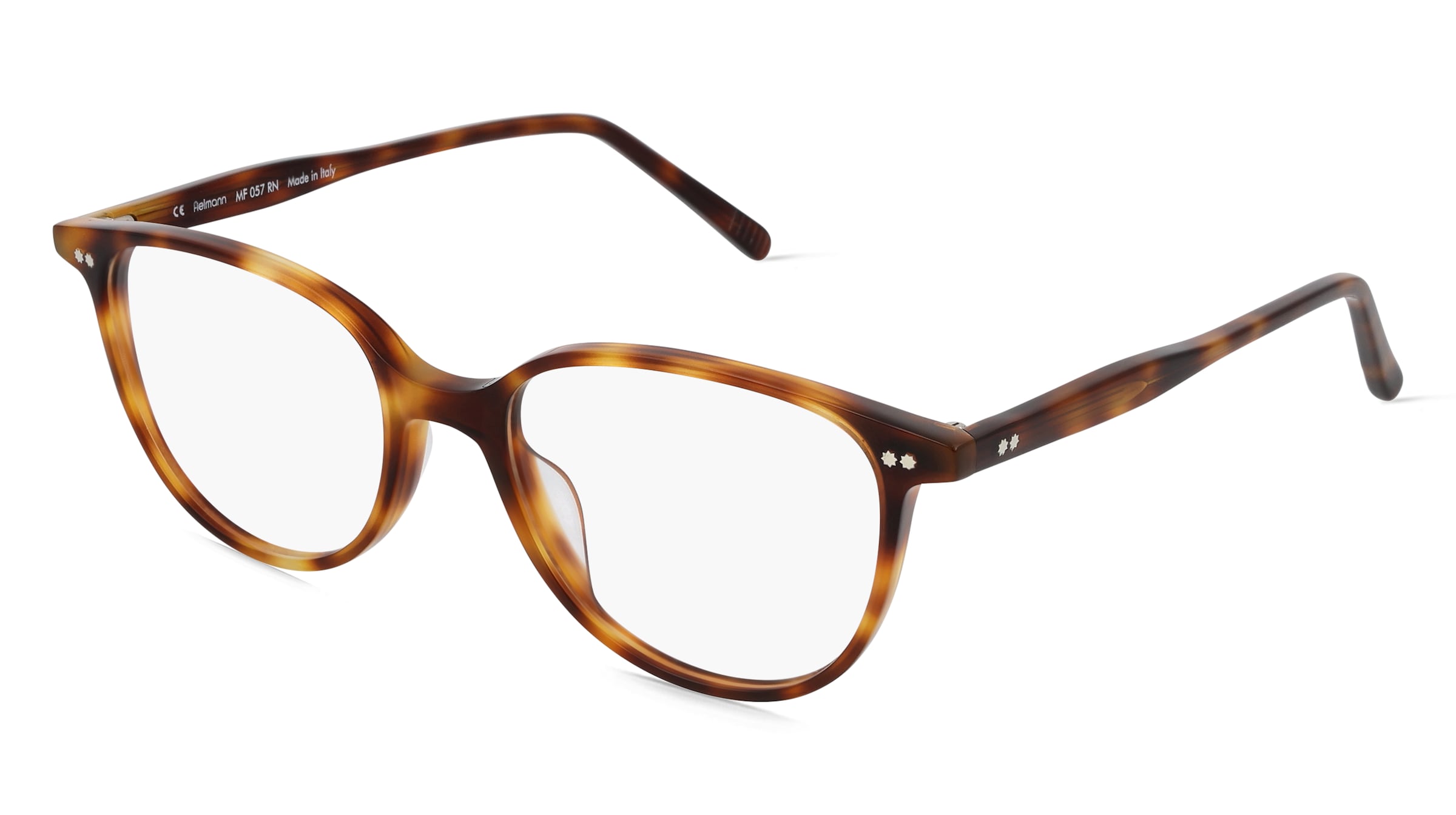 Fielmann MF 057 RN Damen-Brille inkl. Gläser Vollrand Oval Kunststoff-Gestell 52/18/145, Havanna