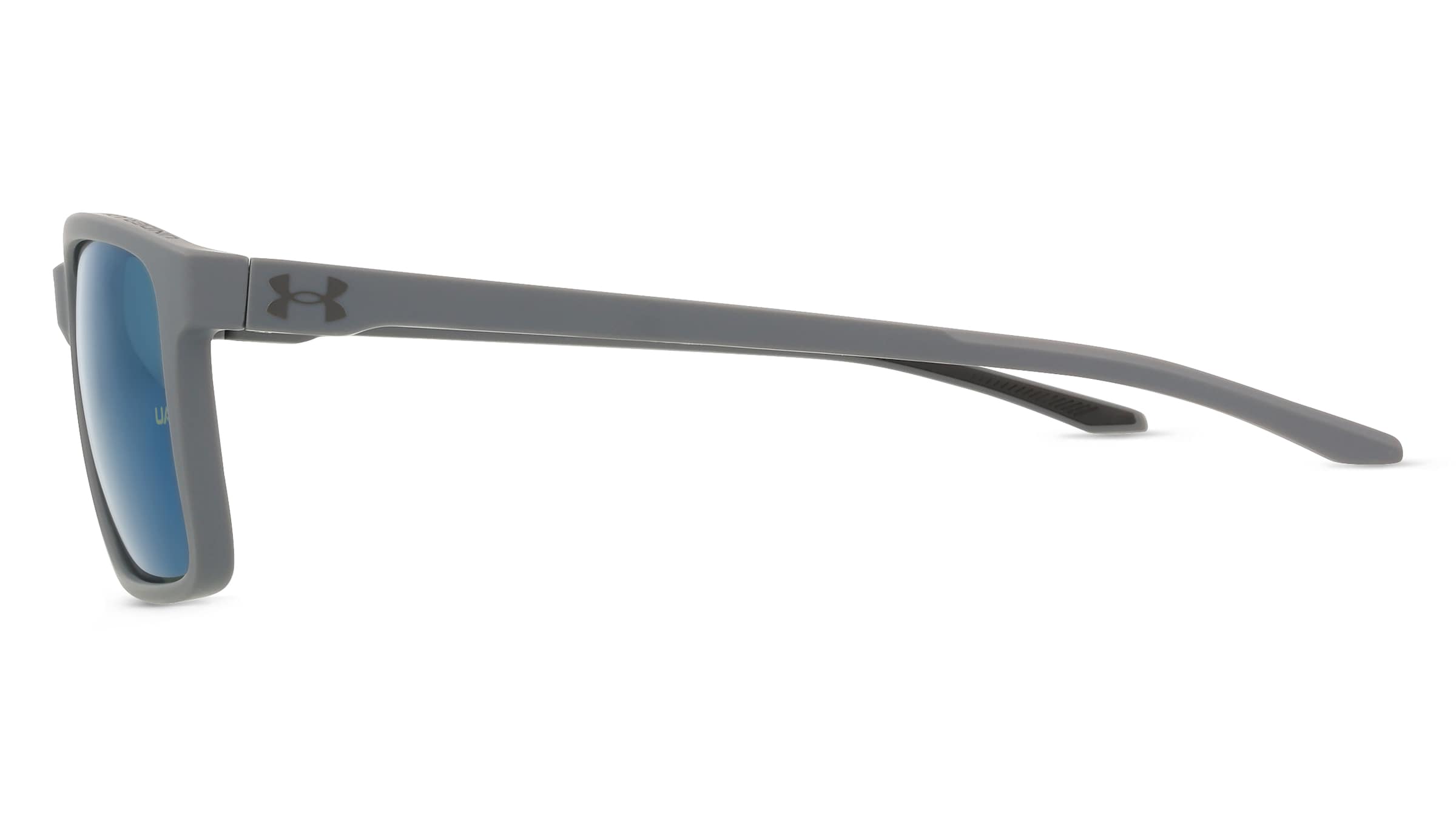 Thumbnail - Under Armour UA HUSTLE XL Unisex-Sonnenbrille Vollrand Rectangular Kunststoff-Gestell, grau