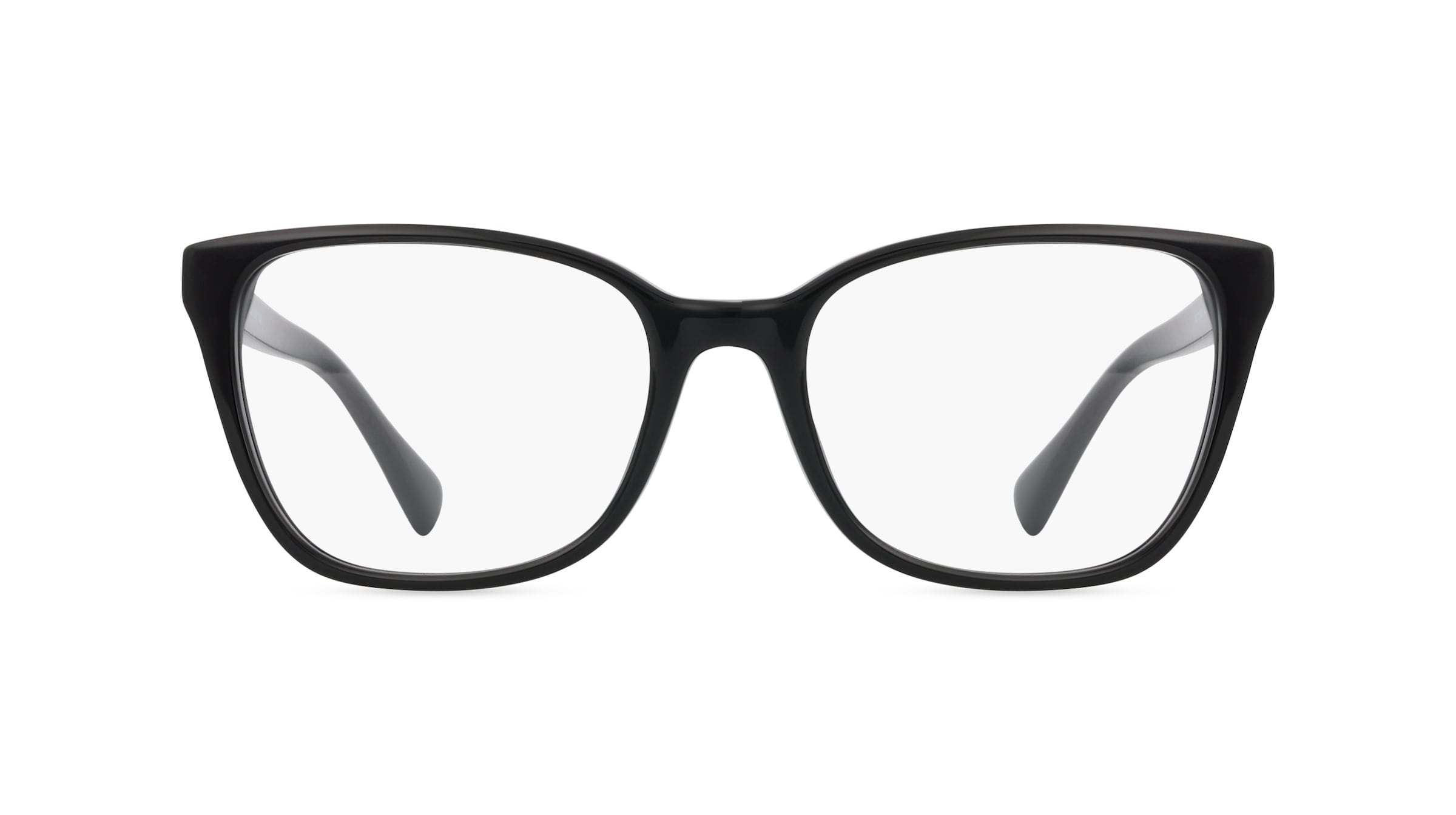 Ralph RA7137U Damen-Brille inkl. Gläser Vollrand Cateye Acetat-Gestell 51mm/18mm/145mm, schwarz