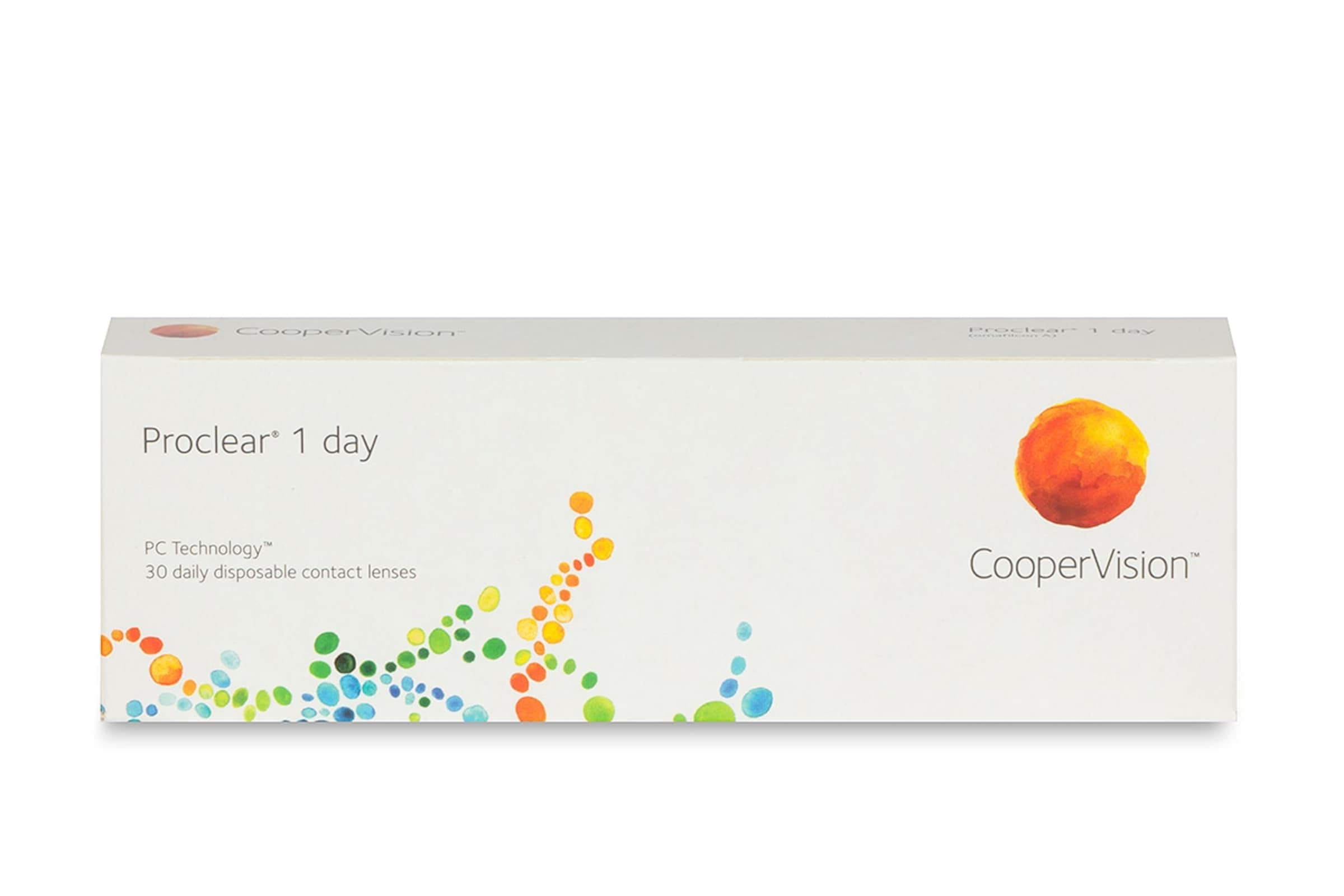 Cooper Vision Proclear 1 Day (30er Packung) Tageslinsen (0.25 Dpt & Bc 8.7) Für Allergiker & Trockenere Augen