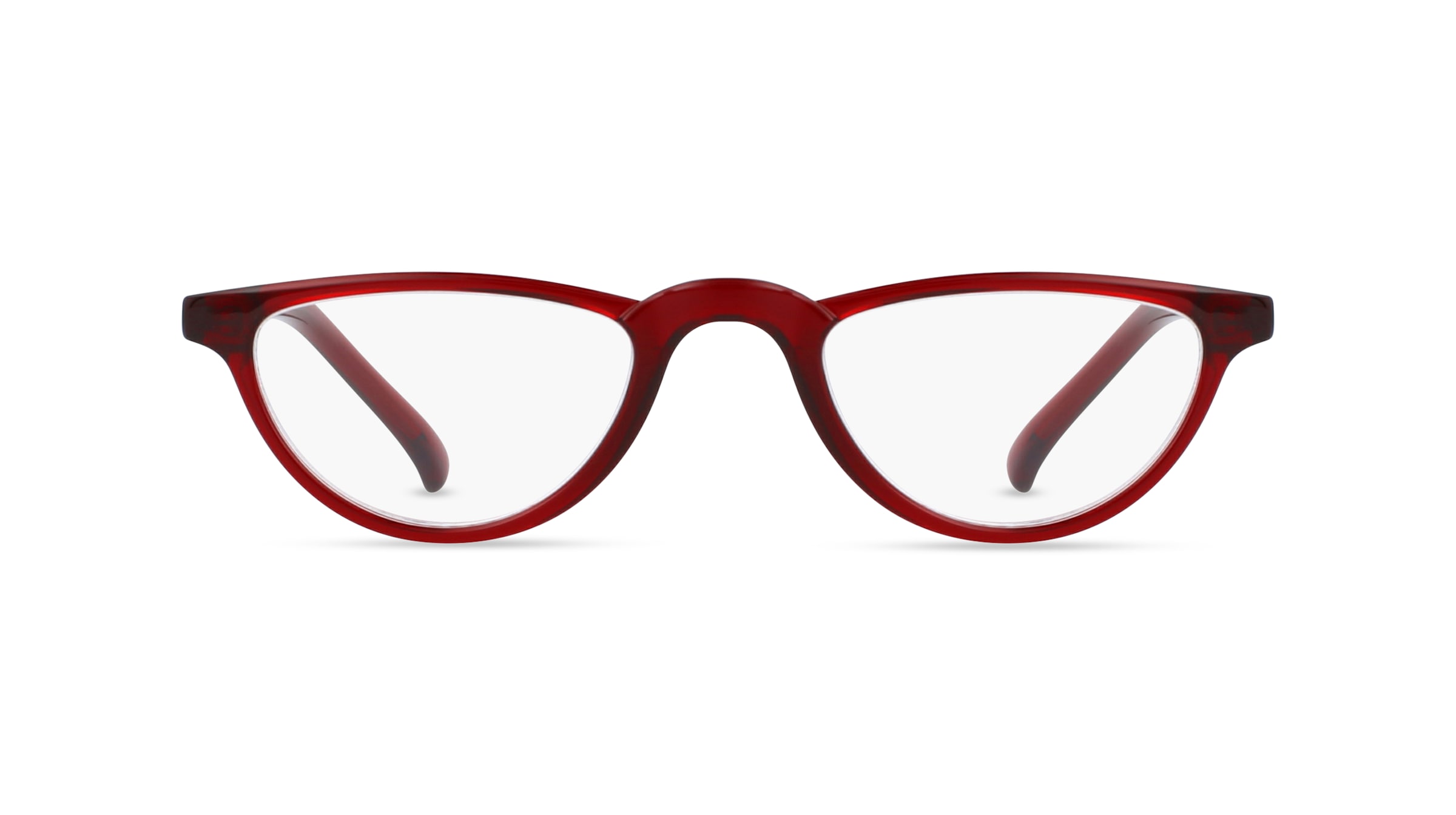 Fielmann READER 004 Unisex-Fertiglesebrille Vollrand Quadratisch Propionat-Gestell, Rot