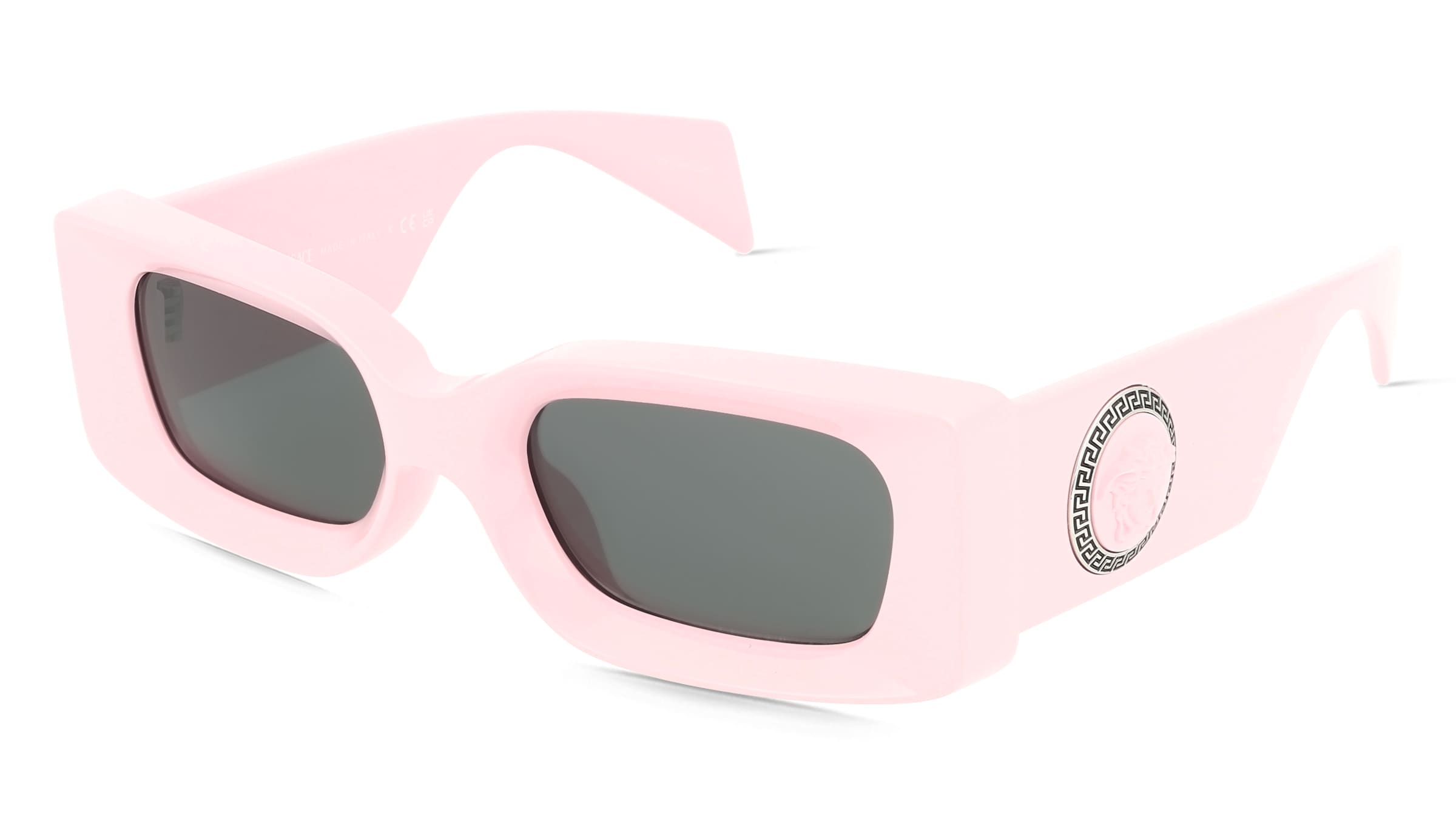 Versace VE4474U Damen-Sonnenbrille Vollrand Quadratisch Kunststoff-Gestell, Pink