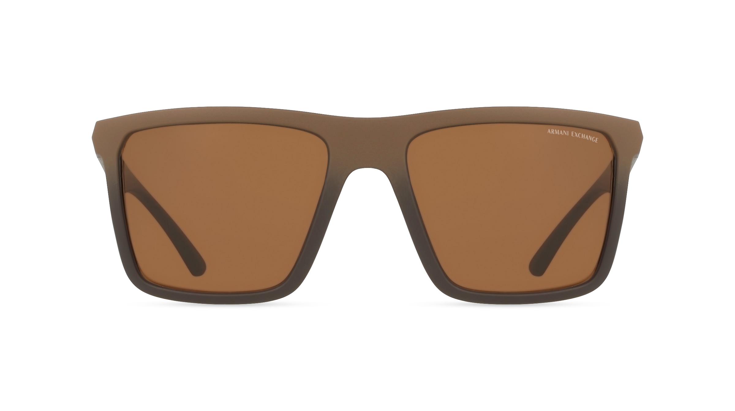 Emporio Armani 0AX4162SU Herren-Sonnenbrille Vollrand Quadratisch Kunststoff-Gestell, braun