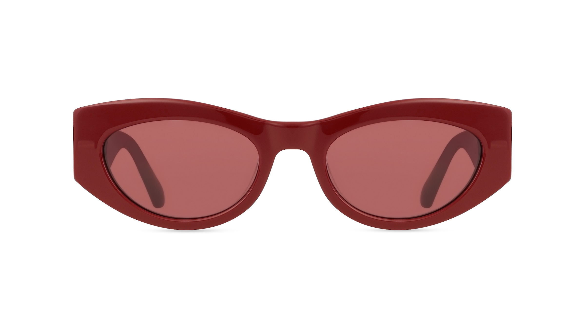 Calvin Klein CKJ24626S Damen-Sonnenbrille Vollrand Butterfly Acetat-Gestell, rot