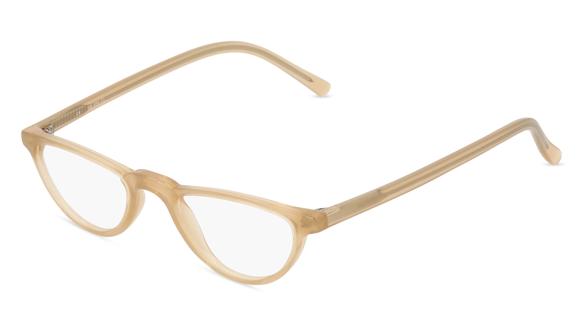 Fielmann BD 496 CL Damen-Brille inkl. Gläser Vollrand Halb Propionat-Gestell 46/20/145, Gelb