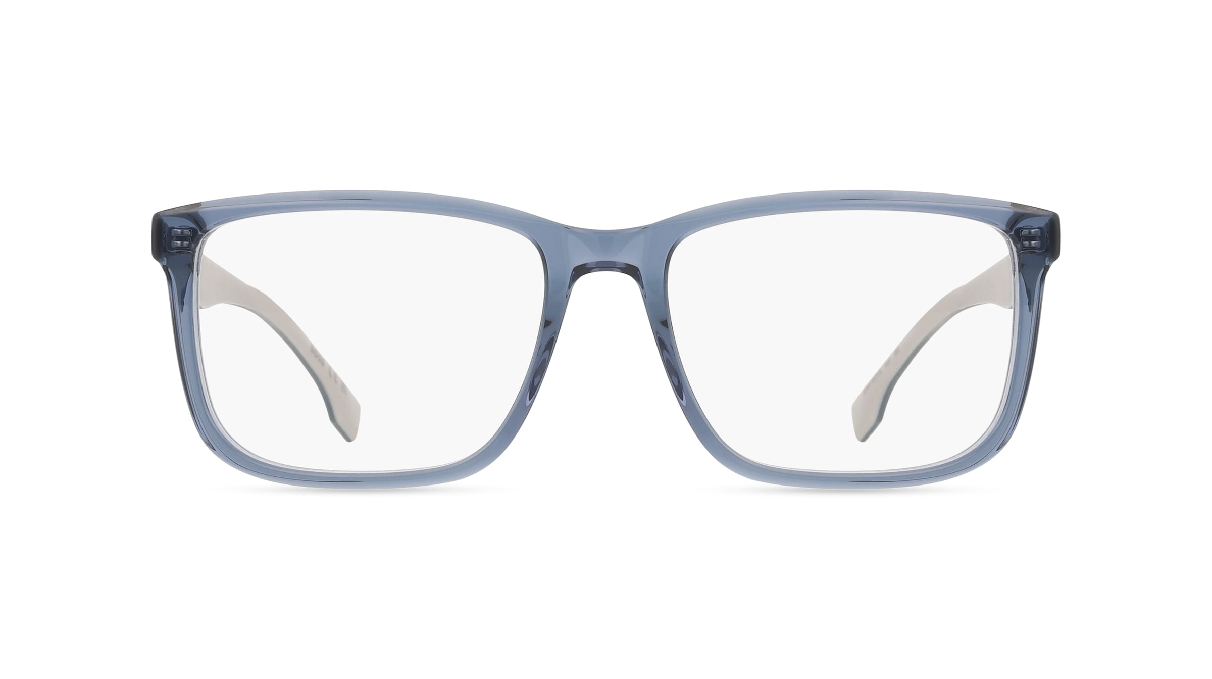 BOSS 1827G Herren-Brille inkl. Gläser Vollrand Eckig Acetat-Gestell 55/18/150, Blau