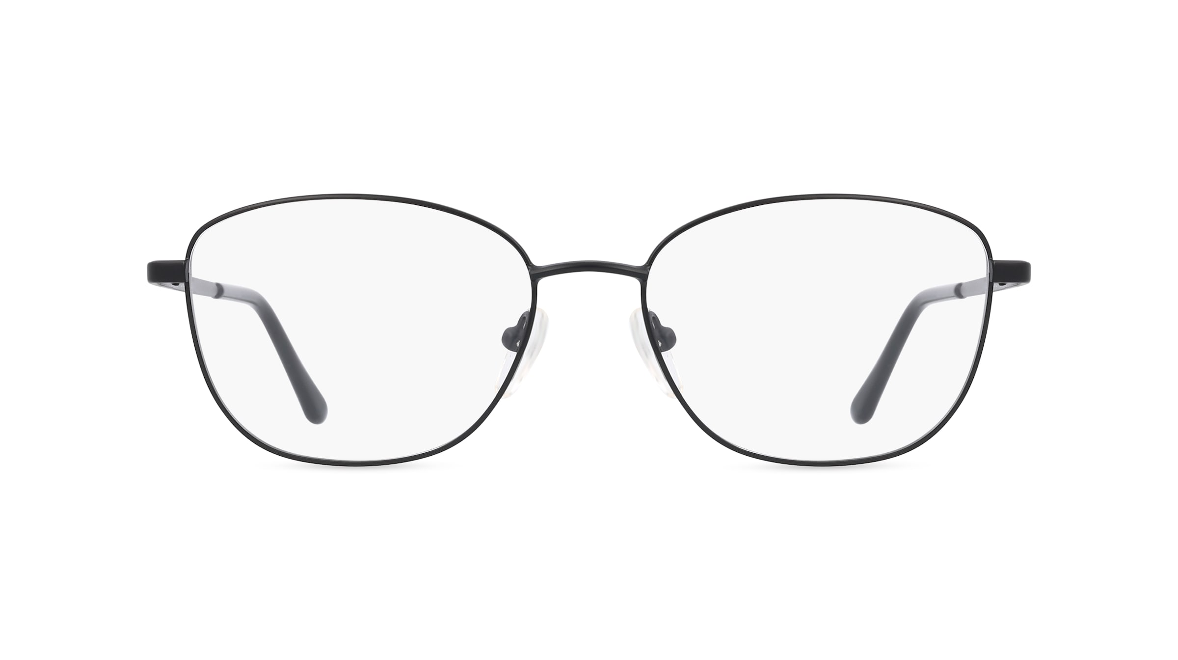 Fielmann MC 604 CL Damen-Brille inkl. Gläser Vollrand Eckig Edelstahl-Gestell 53mm/17mm/135mm, Schwarz