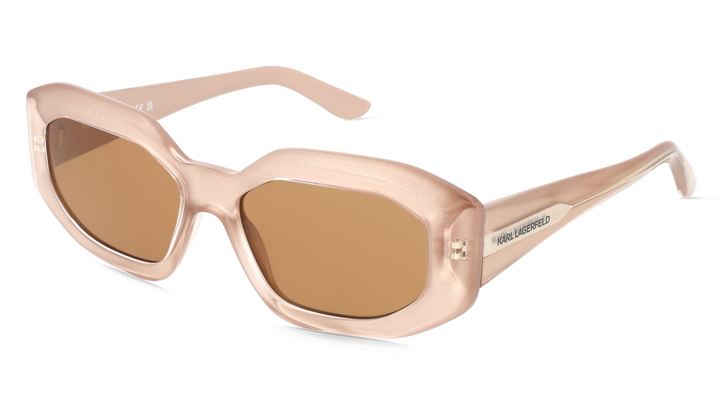 Karl Lagerfeld KL6167S Damen-Sonnenbrille Vollrand Quadratisch Kunststoff-Gestell, Pink