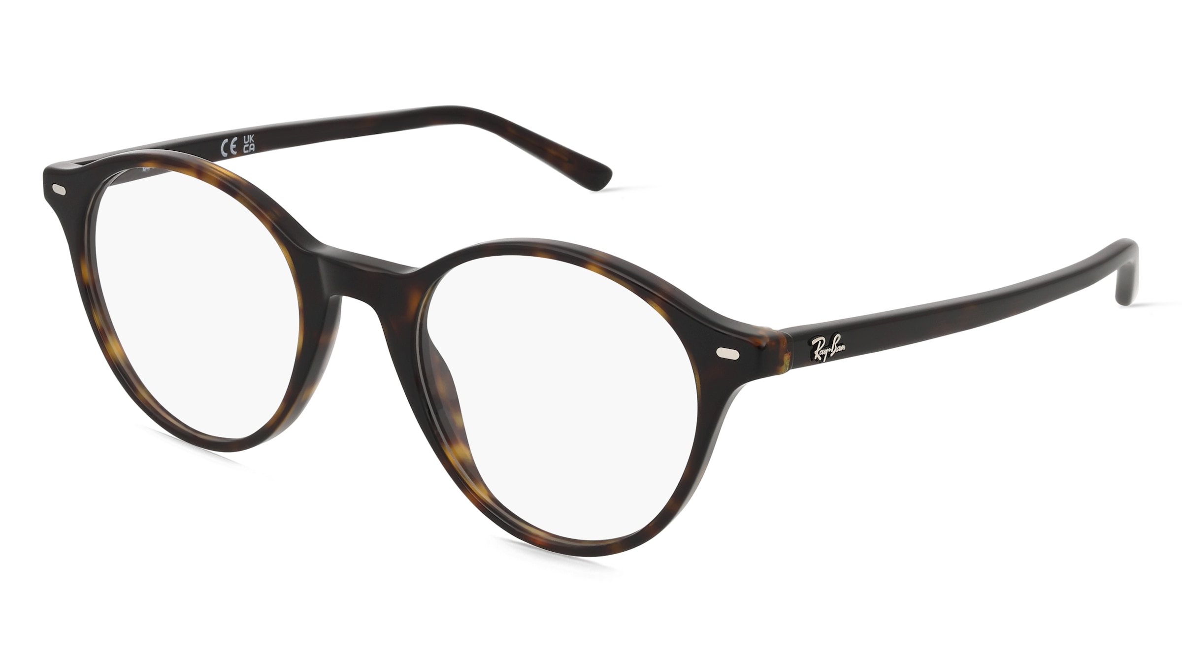 Ray-Ban 0RX5430 BERNARD Unisex-Brille inkl. Gläser Vollrand Panto Acetat-Gestell 49/21/145, Havanna