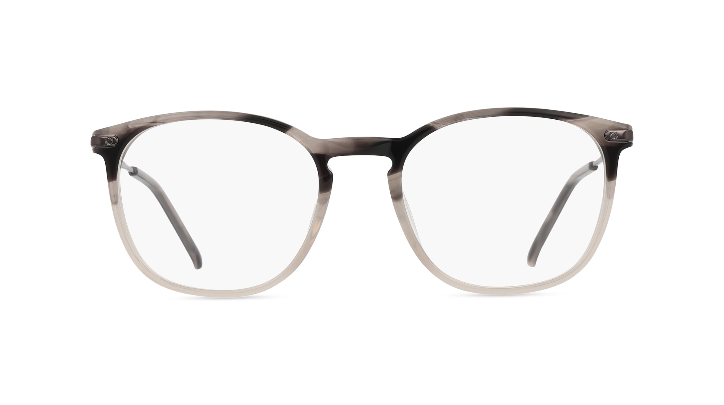 Fielmann MI 059 CL Herren-Brille inkl. Gläser Vollrand Panto Acetat-Gestell 52mm/19mm/145mm, grau