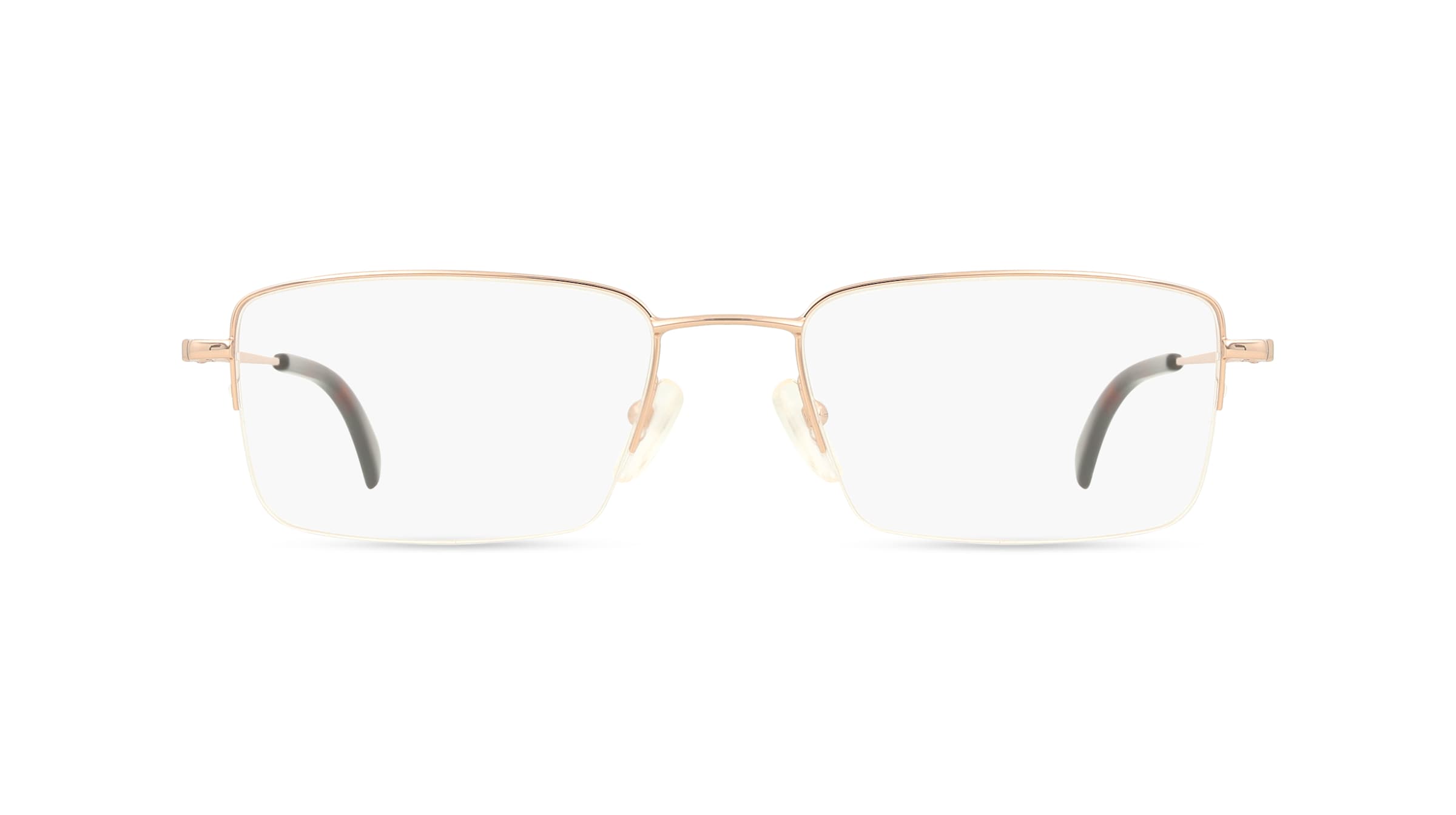 Fielmann OPH 9973 CL WILLIAM Herren-Brille inkl. Gläser Halbrand Eckig Edelstahl-Gestell 55/18/145, gold