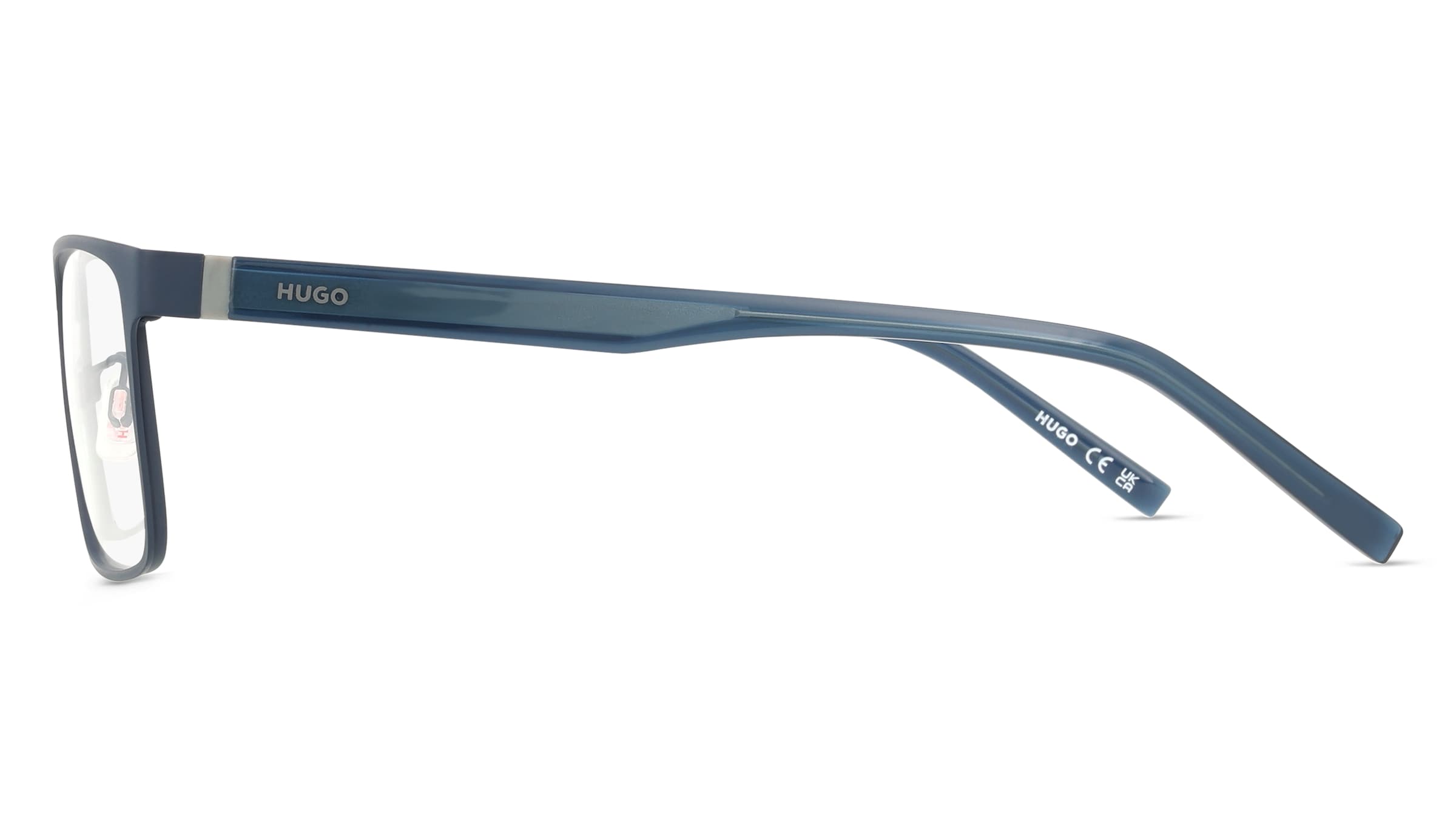 Thumbnail - Hugo HG 1316/G Herren-Brille inkl. Gläser Vollrand Eckig Metall-Gestell 57/17/145, blau