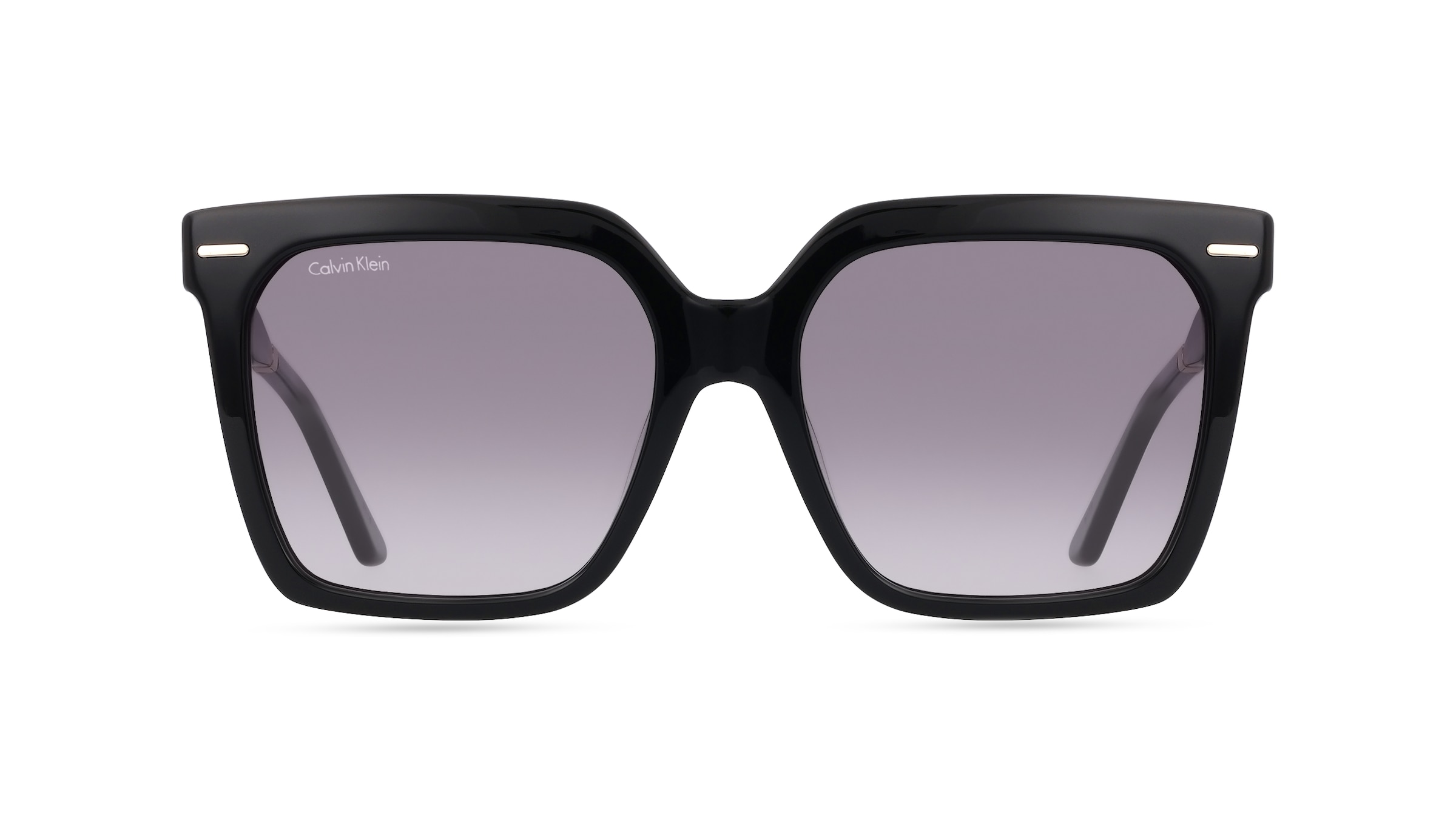 Calvin Klein CK22534S Damen-Sonnenbrille Vollrand Eckig Kunststoff-Gestell, schwarz