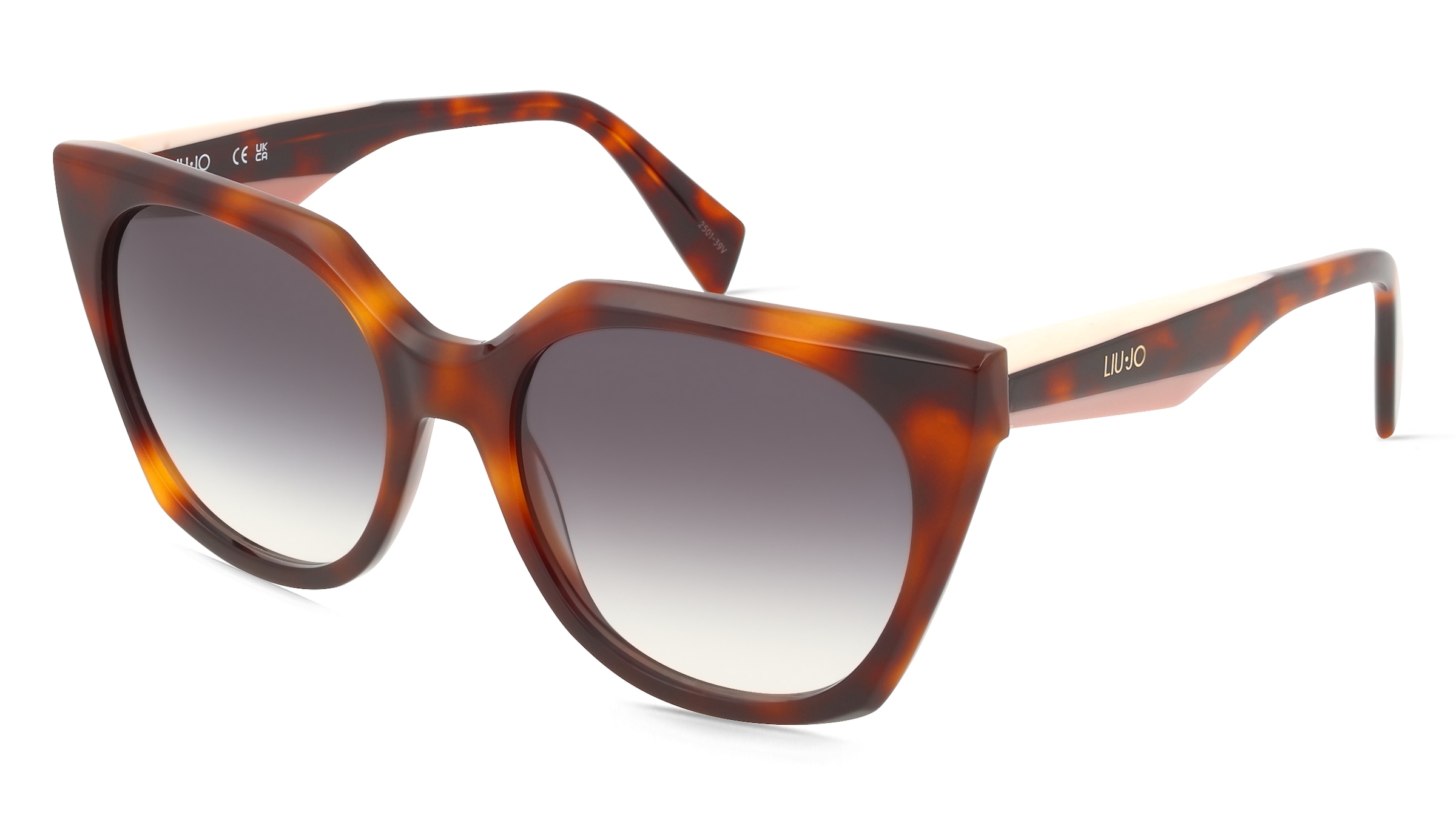 Liu Jo LJ813S Unisex-Sonnenbrille Vollrand Quadratisch Acetat-Gestell, Havanna