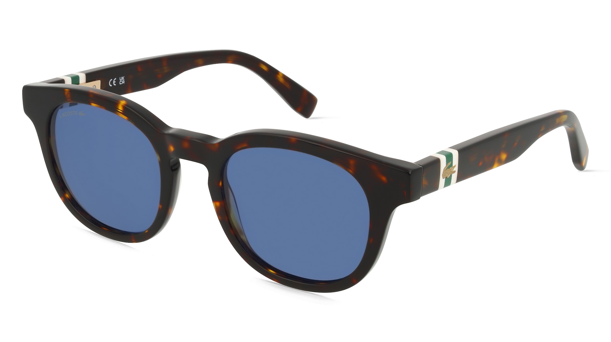 Lacoste L6006S Unisex-Sonnenbrille Vollrand Panto Kunststoff-Gestell, Havanna