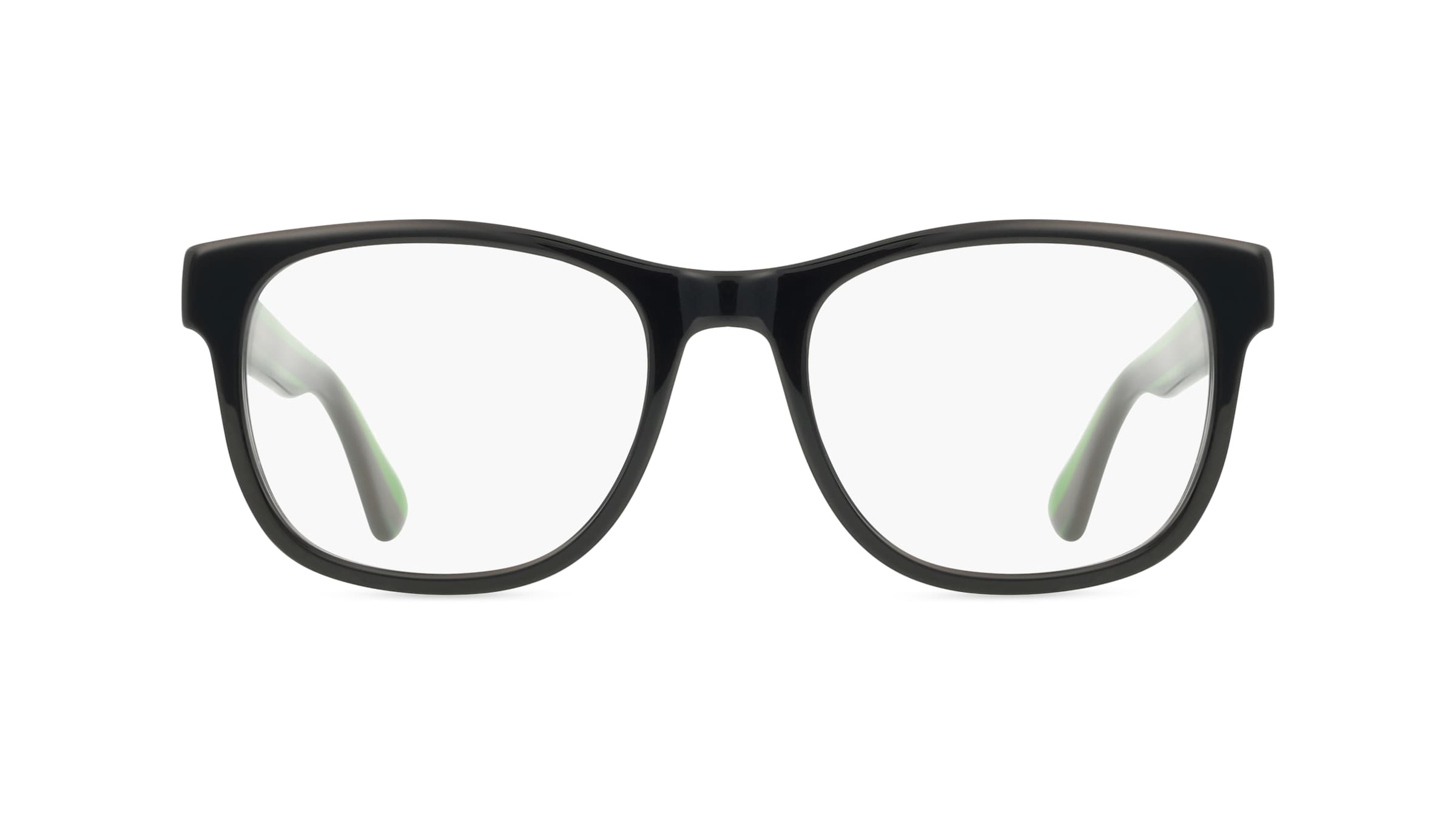 Gucci GG0004ON Unisex-Brille inkl. Gläser Vollrand Eckig Kunststoff-Gestell 53mm/19mm/145mm, schwarz