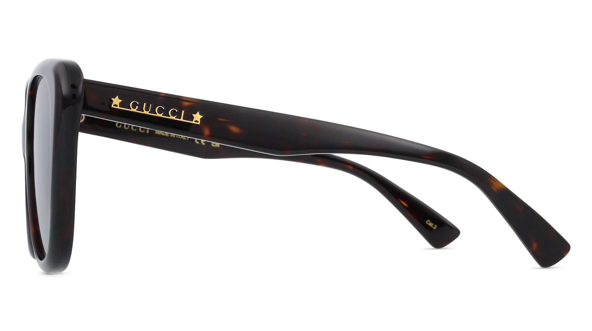 Thumbnail - Gucci GG1169S Unisex-Sonnenbrille Vollrand Butterfly Kunststoff-Gestell, braun