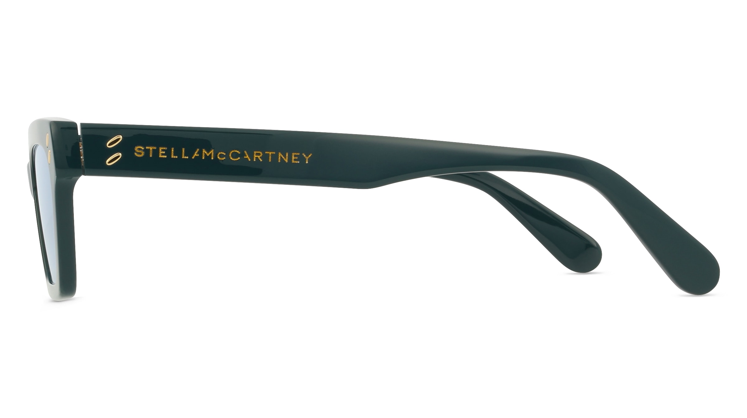 Thumbnail - Stella McCartney SC40067I Damen-Sonnenbrille Vollrand Cateye Acetat-Gestell, grün