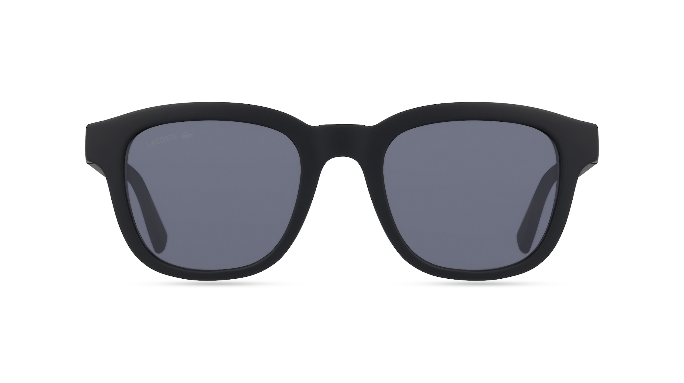 Lacoste L966S Herren-Sonnenbrille Vollrand Eckig Kunststoff-Gestell, schwarz