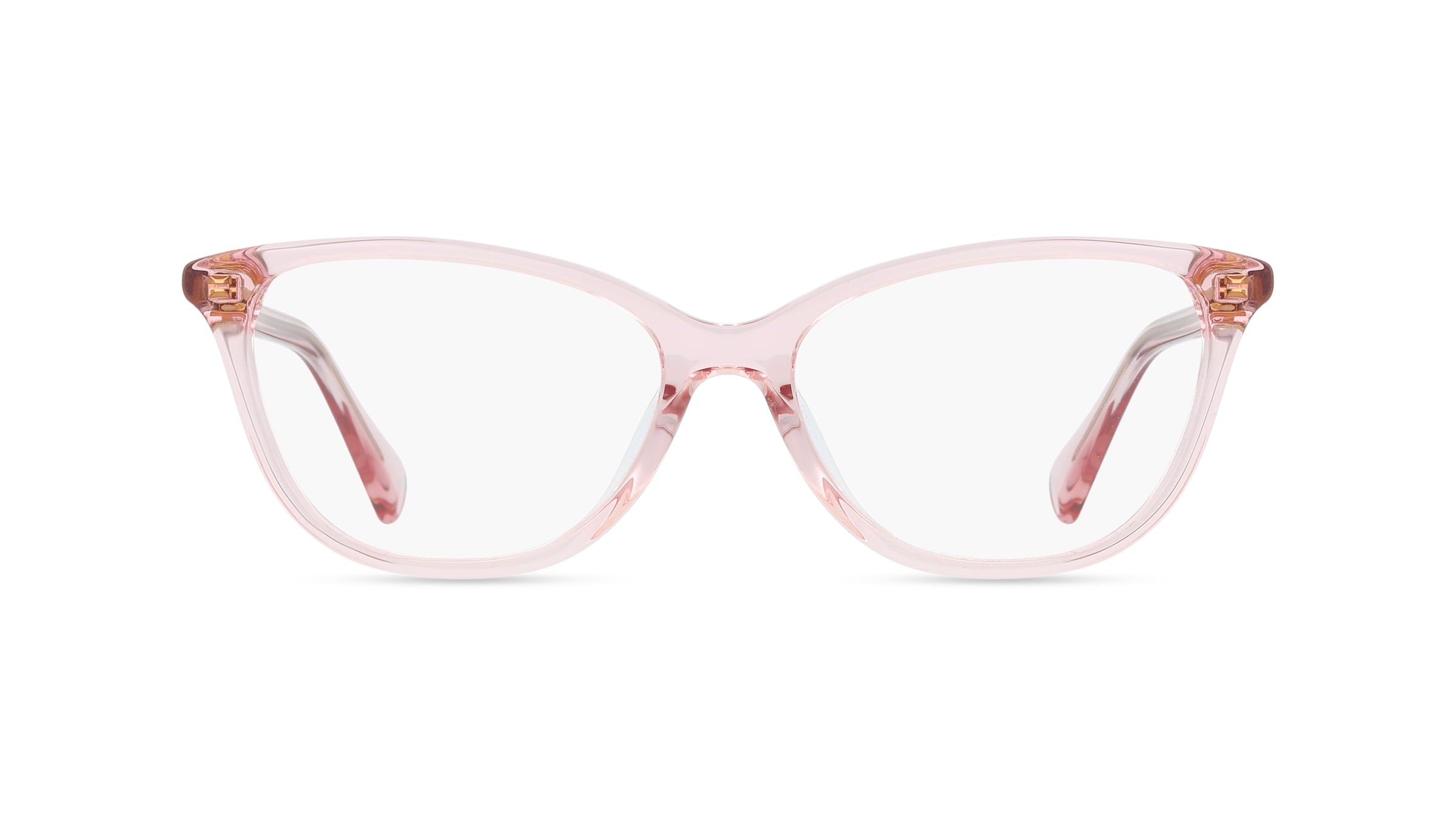 Ralph 0RA7190U Damen-Brille inkl. Gläser Vollrand Butterfly Acetat-Gestell 54/15/145, pink