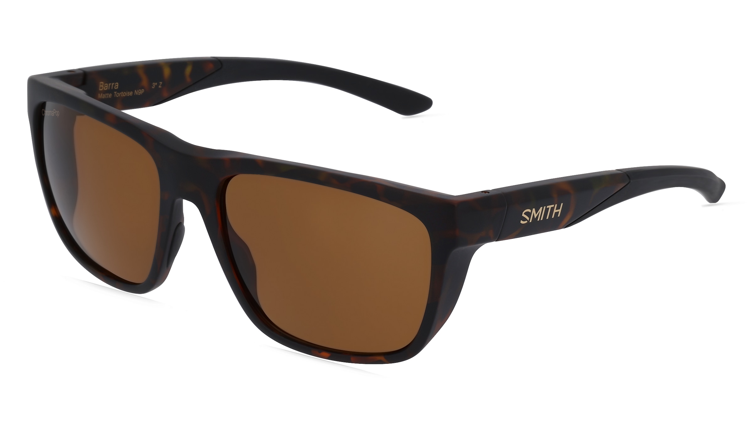 Safilo Smith BARRA Herren-Sonnenbrille Vollrand Eckig Kunststoff-Gestell, Havanna