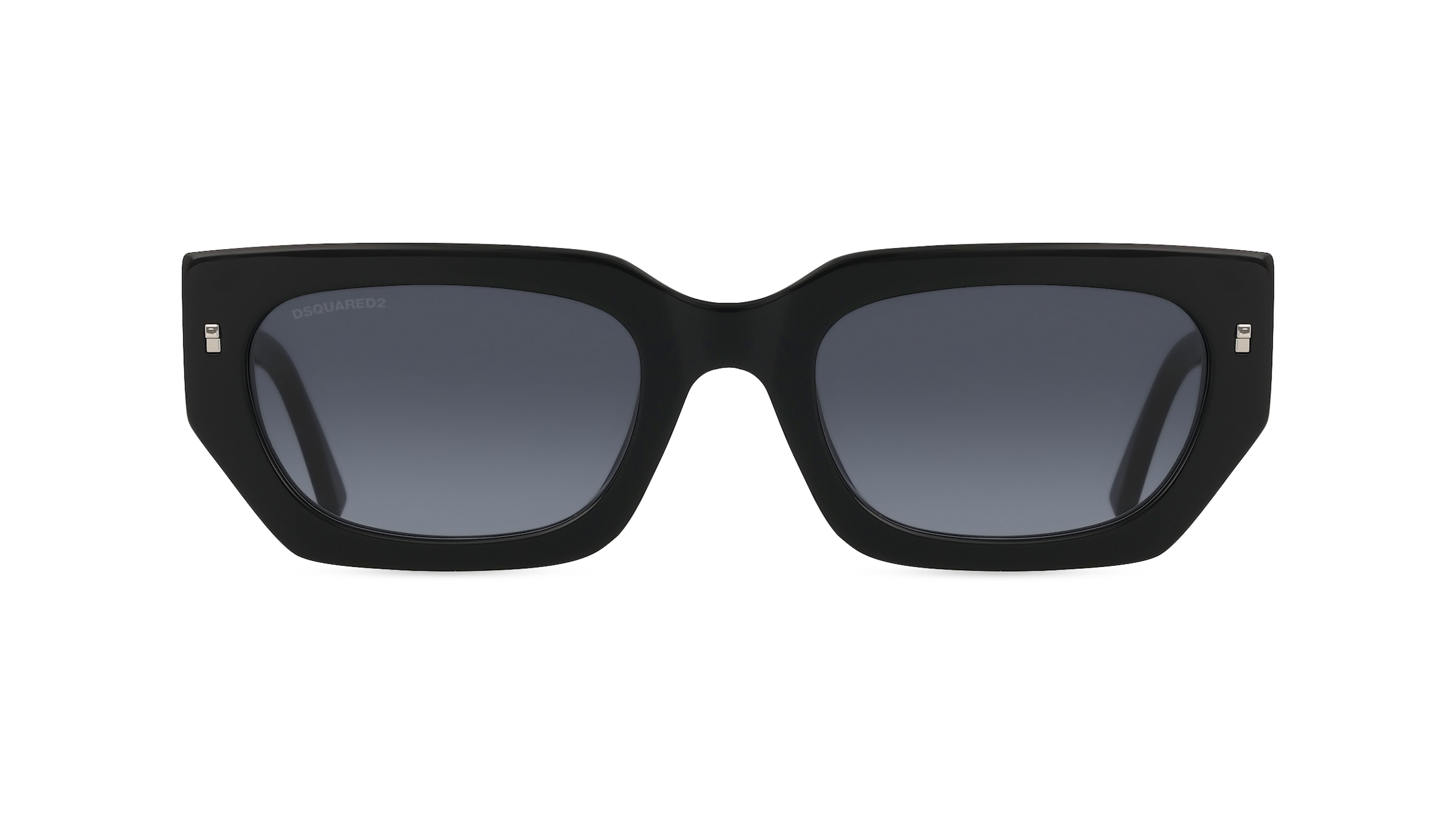 Dsquared2 ICON 0017/S Damen-Sonnenbrille Vollrand Eckig Acetat-Gestell, schwarz