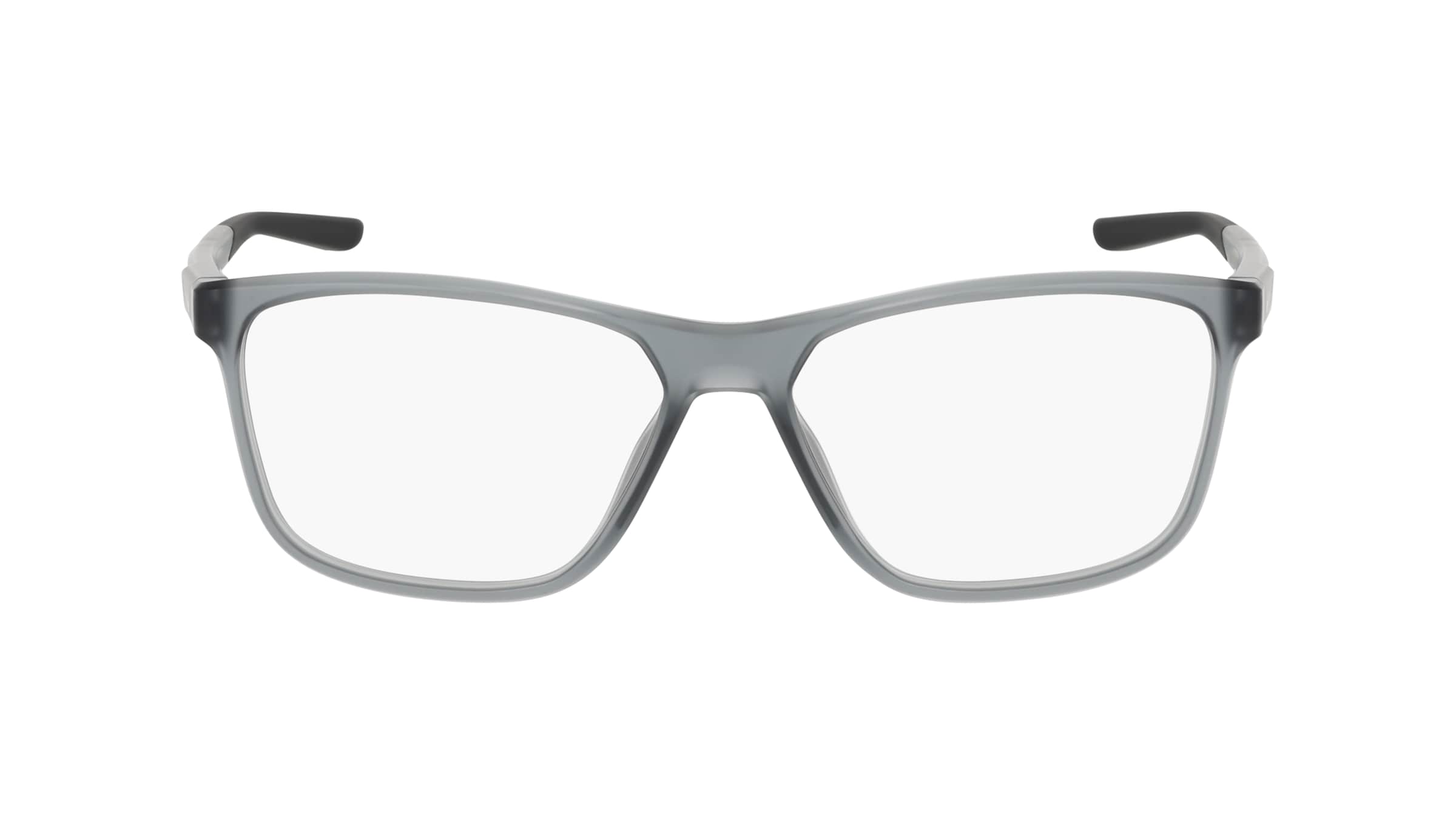 Nike NK7293 Herren-Brille inkl. Gläser Vollrand Eckig Kunststoff-Gestell 58/15/145, Grau