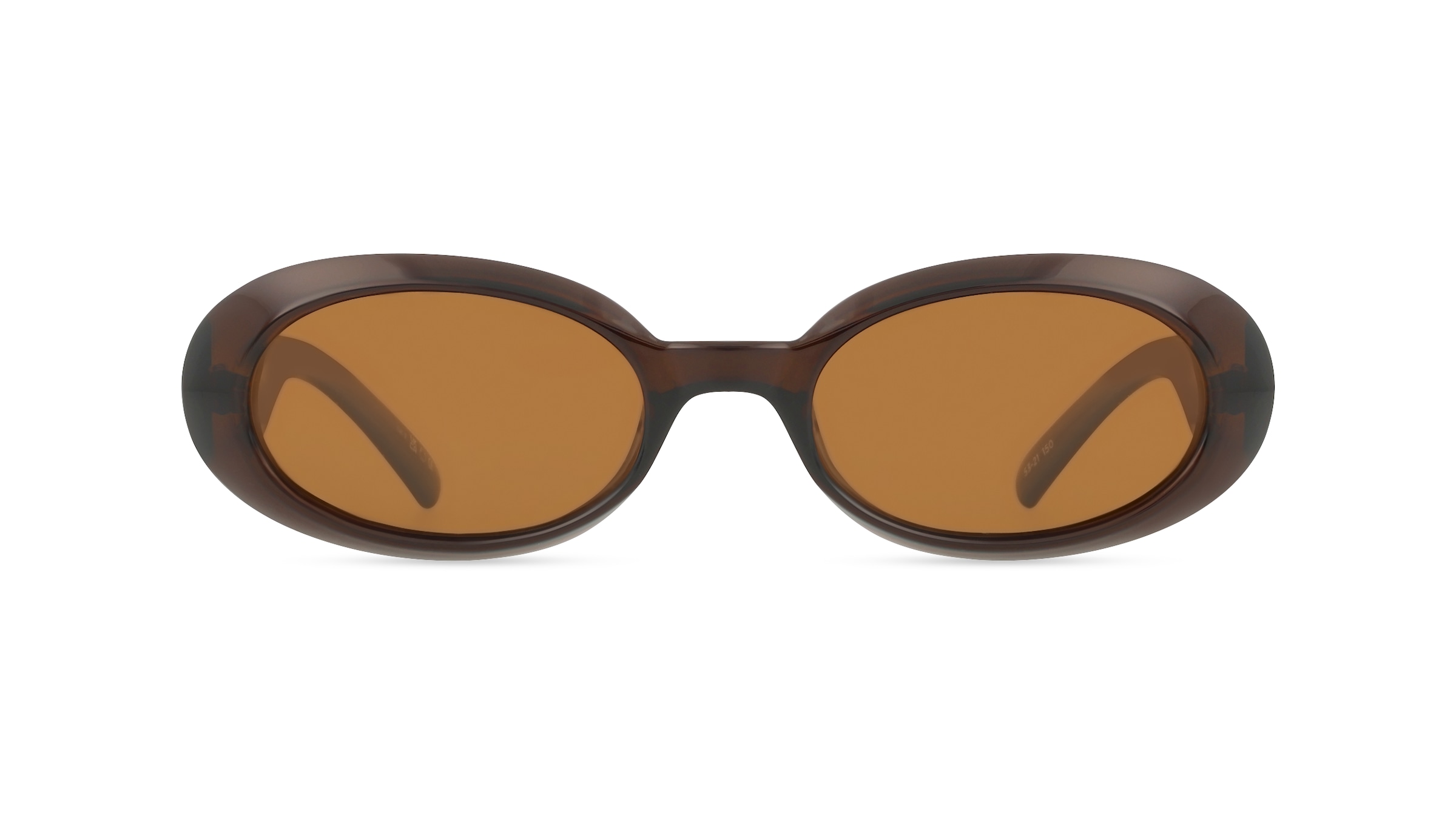 Le Specs LSP2552273 Damen-Sonnenbrille Vollrand Oval Kunststoff-Gestell, braun