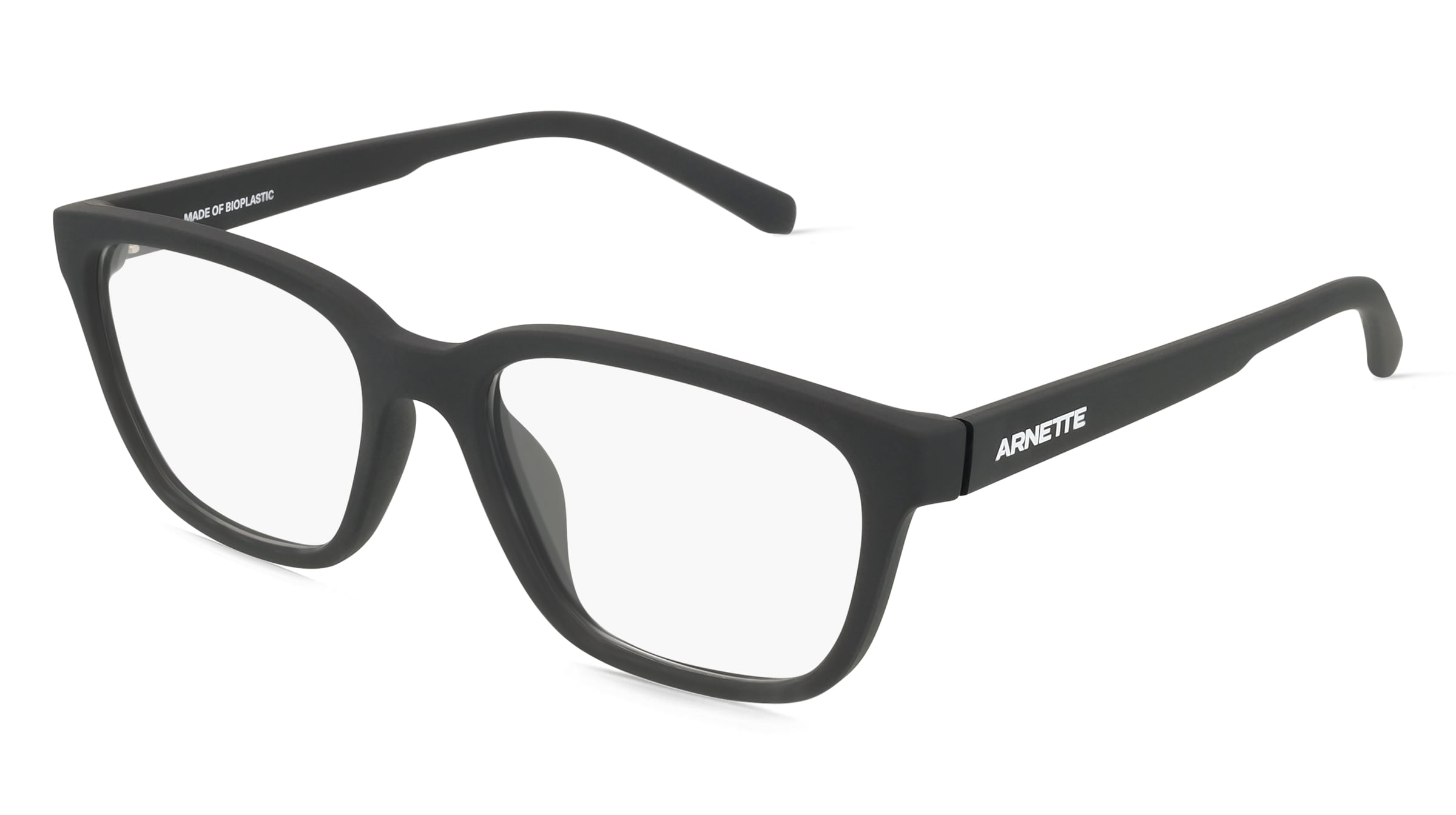 Arnette 0AN7250U PHEOBE Herren-Brille inkl. Gläser Vollrand Quadratisch Acetat-Gestell 52/17/145, Schwarz
