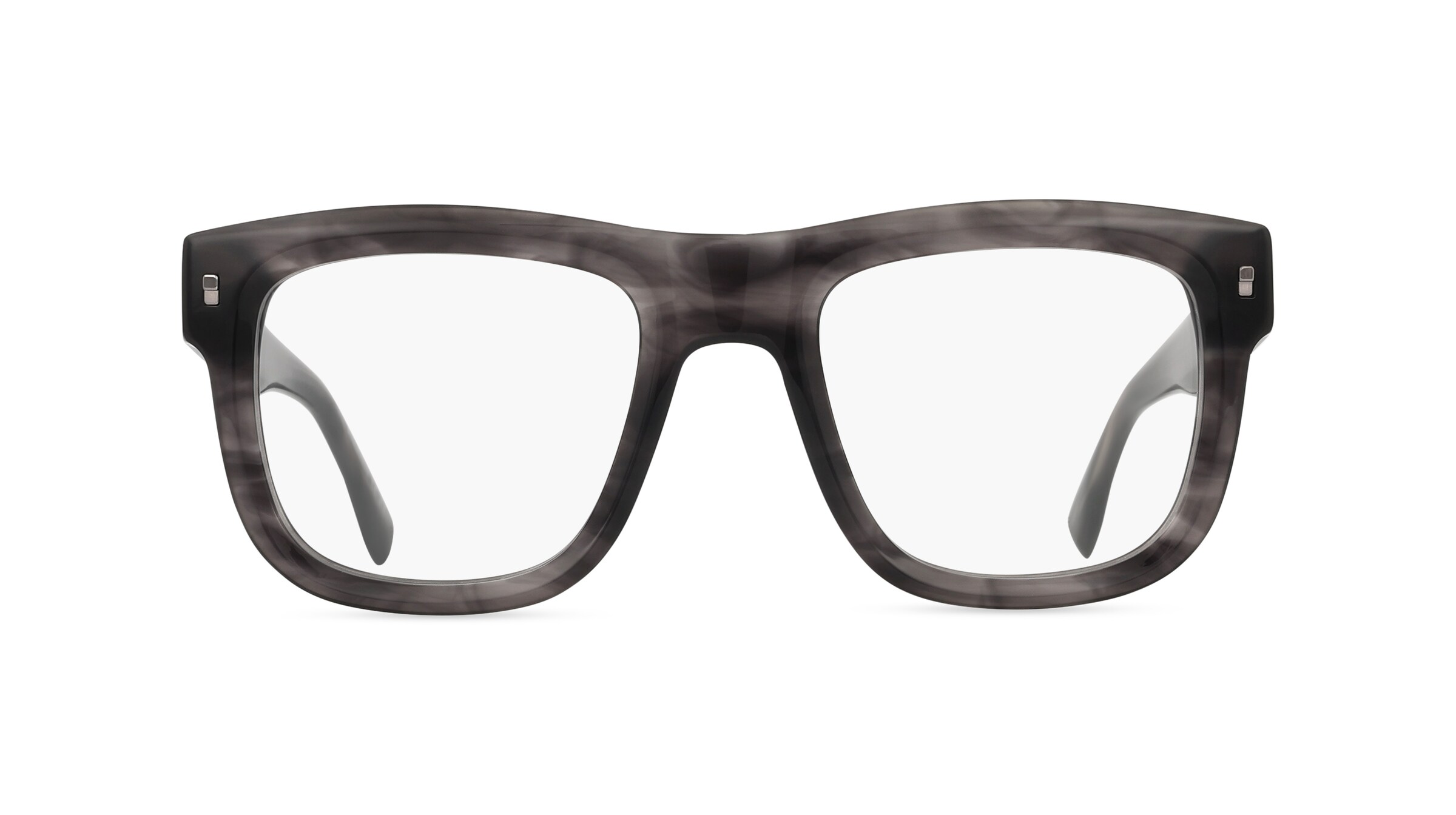 Dsquared2 D2 0114 Herren-Brille inkl. Gläser Vollrand Eckig Acetat-Gestell 50mm/21mm/145mm, grau