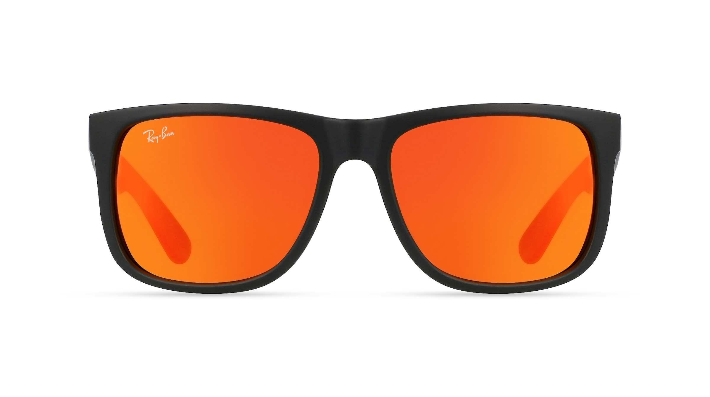 Ray-Ban RB 4165 JUSTIN Herren-Sonnenbrille Vollrand Eckig Kunststoff-Gestell, schwarz