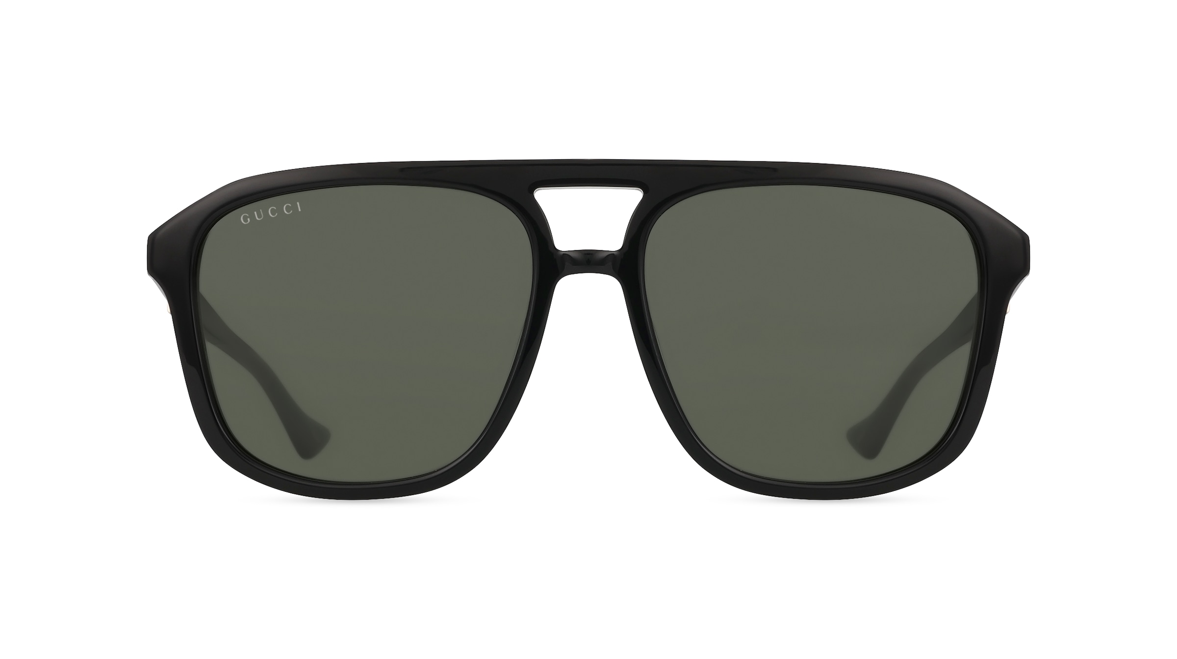 Gucci GG1494S Herren-Sonnenbrille Vollrand Pilot Recycled Acetat-Gestell, schwarz