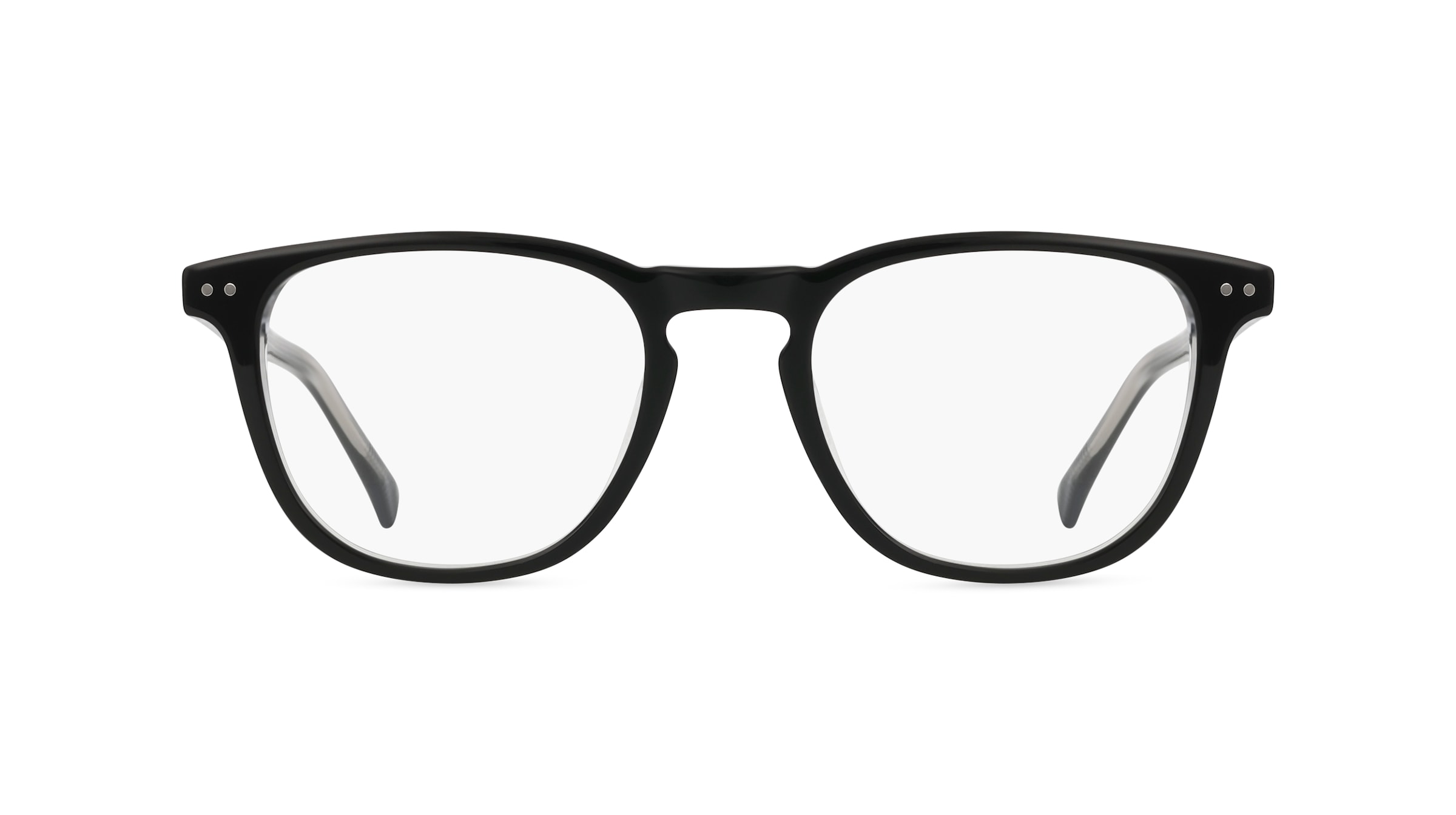 Fielmann OL 025 CL LEANDER Herren-Brille inkl. Gläser Vollrand Eckig Acetat-Gestell 49mm/20mm/145mm, Schwarz