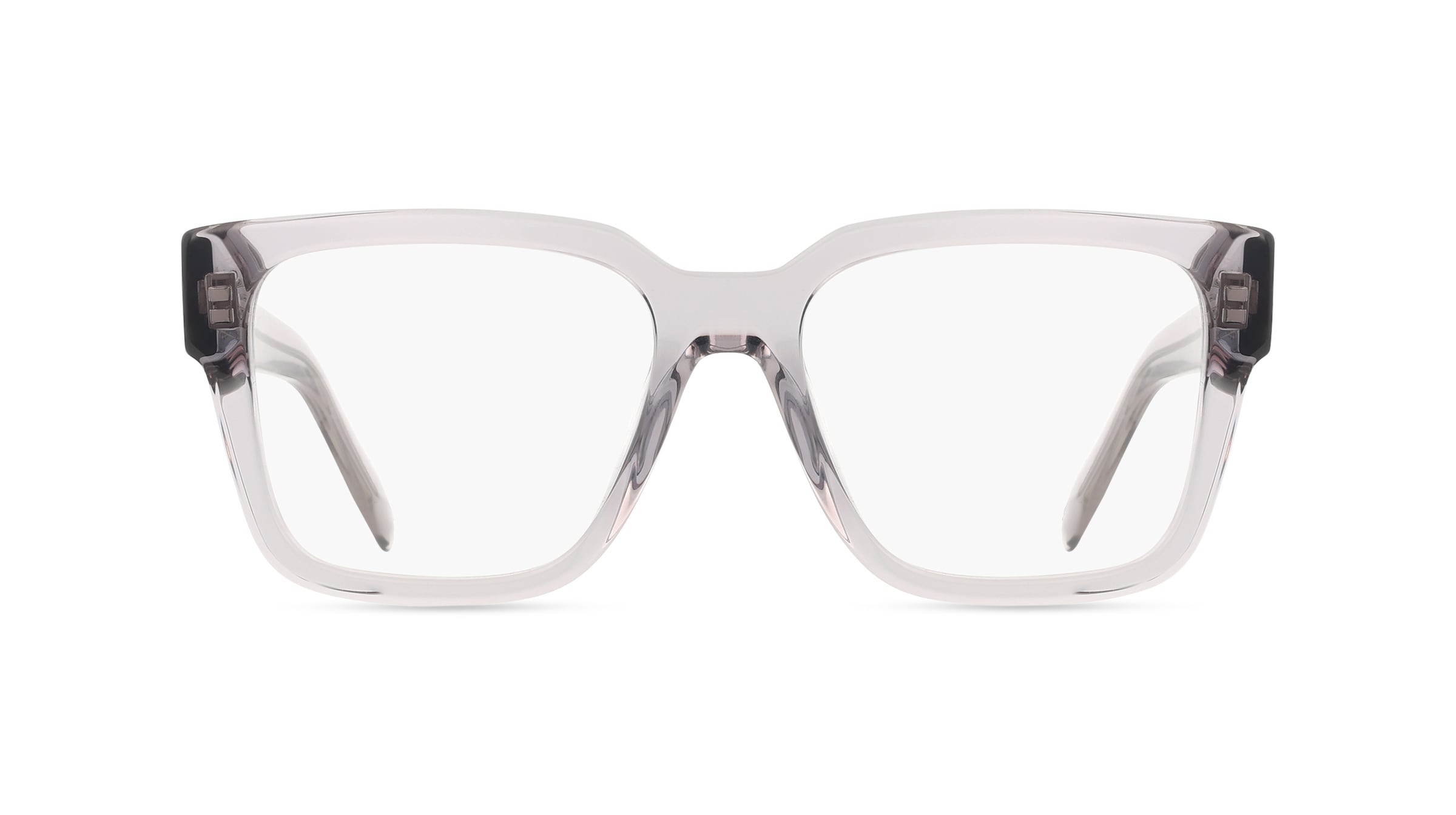 Prada PR08ZV Herren-Brille inkl. Gläser Vollrand Eckig Acetat-Gestell 54mm/18mm/140mm, Grau