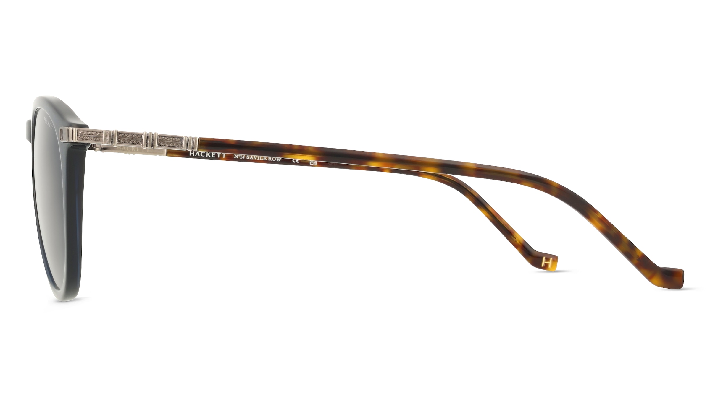 Thumbnail - Hackett HE941 Herren-Sonnenbrille Vollrand Rund Acetat-Gestell, blau