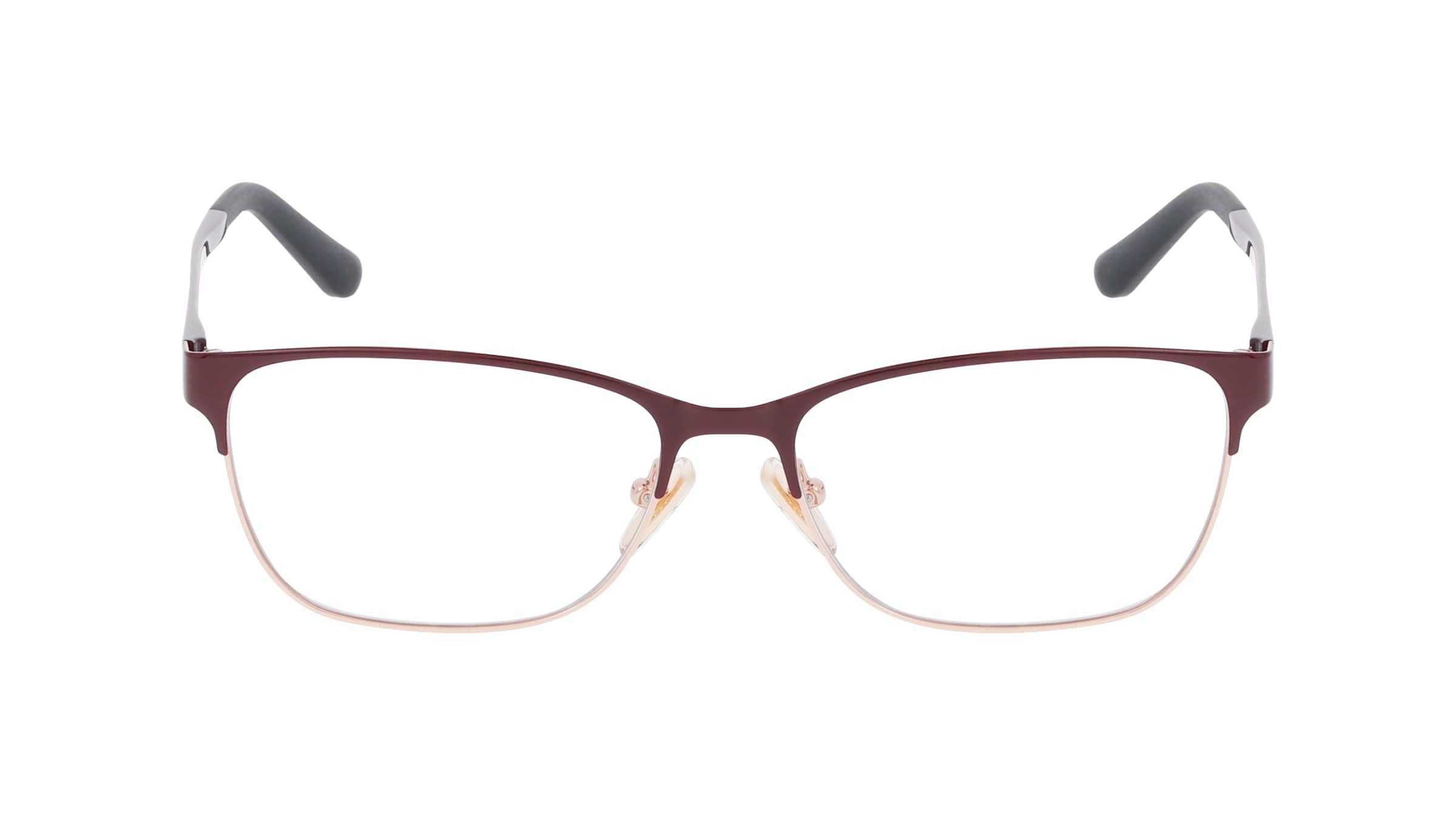 Vogue VO3940 Damen-Brille inkl. Gläser Vollrand Eckig Metall-Gestell 54mm/16mm/140mm, rot