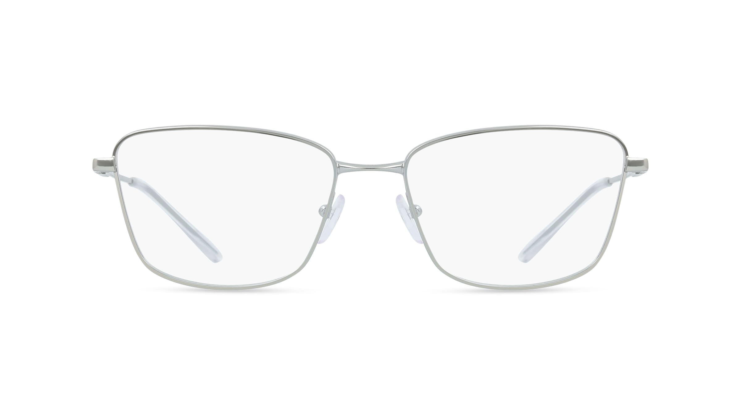 Emporio Armani EA1185B Damen-Brille inkl. Gläser Vollrand Geometrisch Metall-Gestell 56/17/140, grau