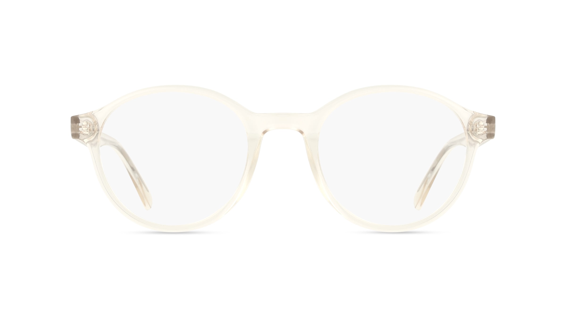 Fielmann LD 040 CL CHRIS Unisex-Brille inkl. Gläser Vollrand Rund Acetat-Gestell 48/20/145, gelb