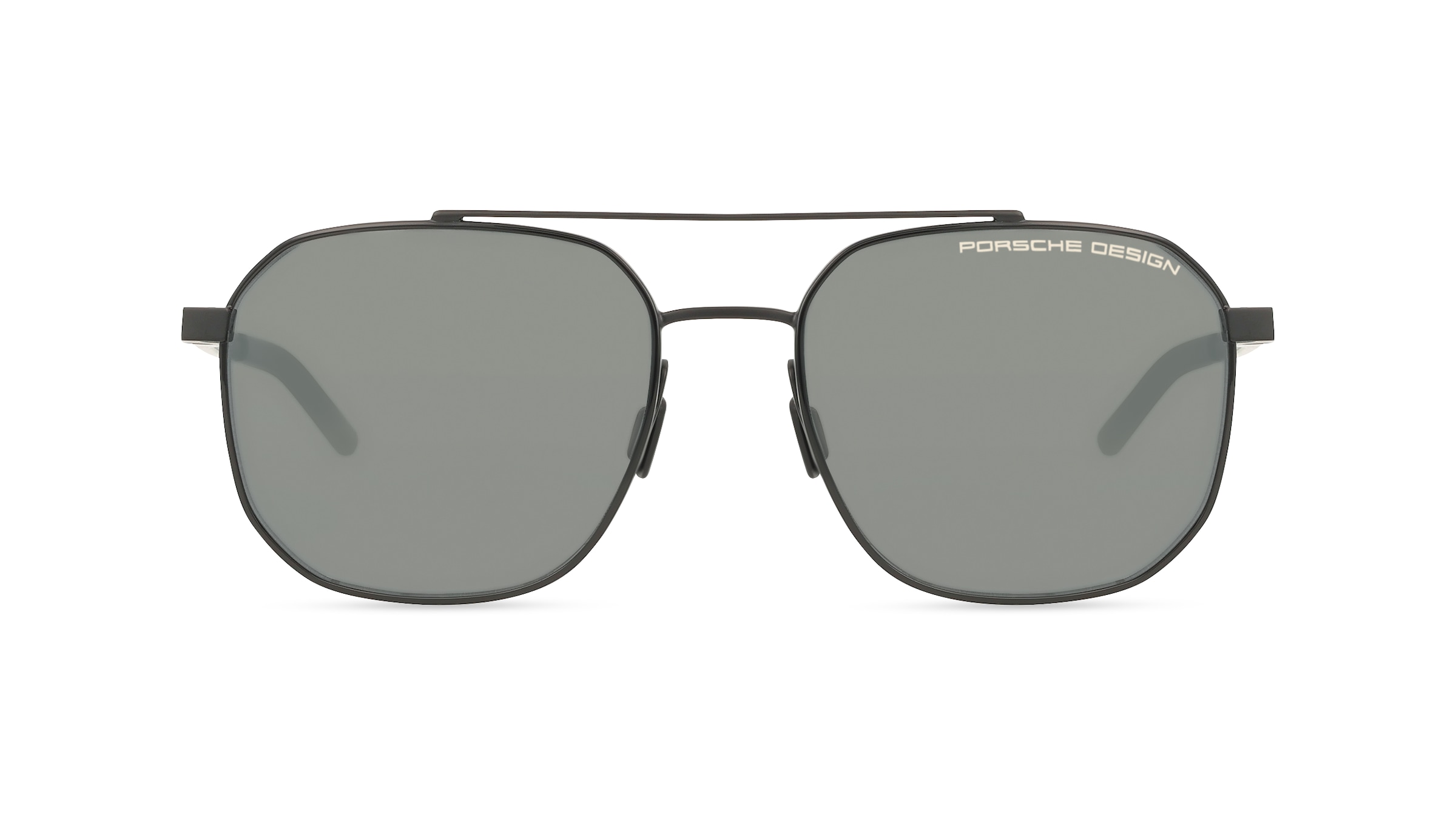 Porsche Design P8988 Herren-Sonnenbrille Vollrand Pilot Metall-Gestell, schwarz