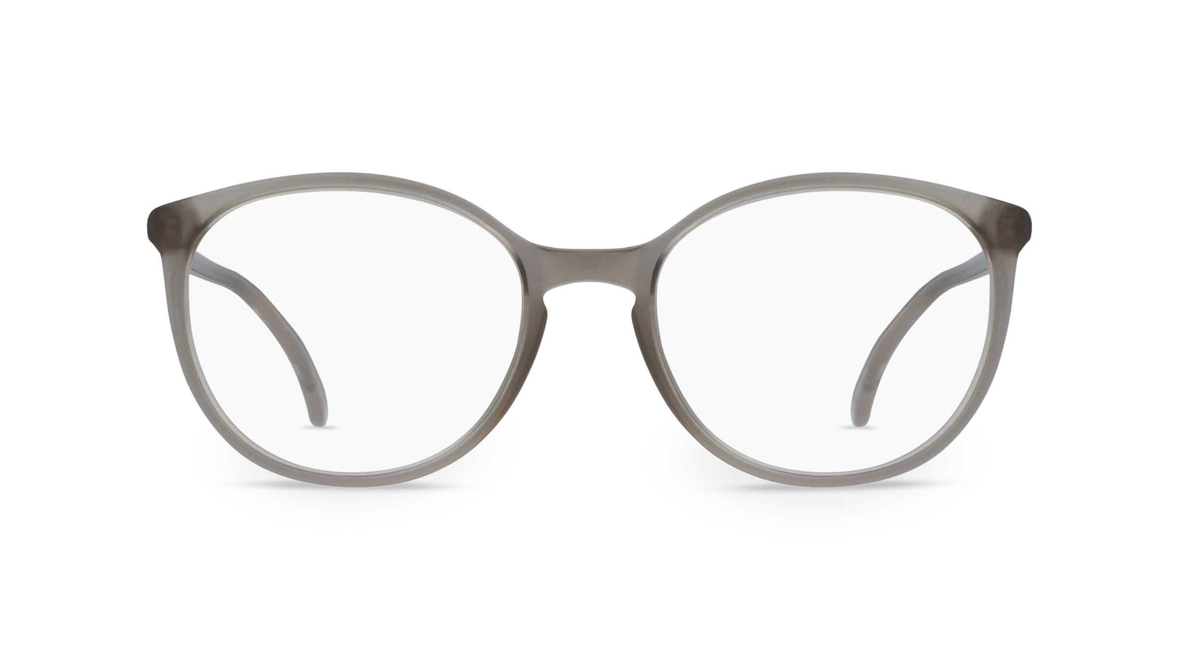 Fielmann JIL 007 CL Damen-Brille inkl. Gläser Vollrand Panto Kunststoff-Gestell 52mm/18mm/140mm, grau