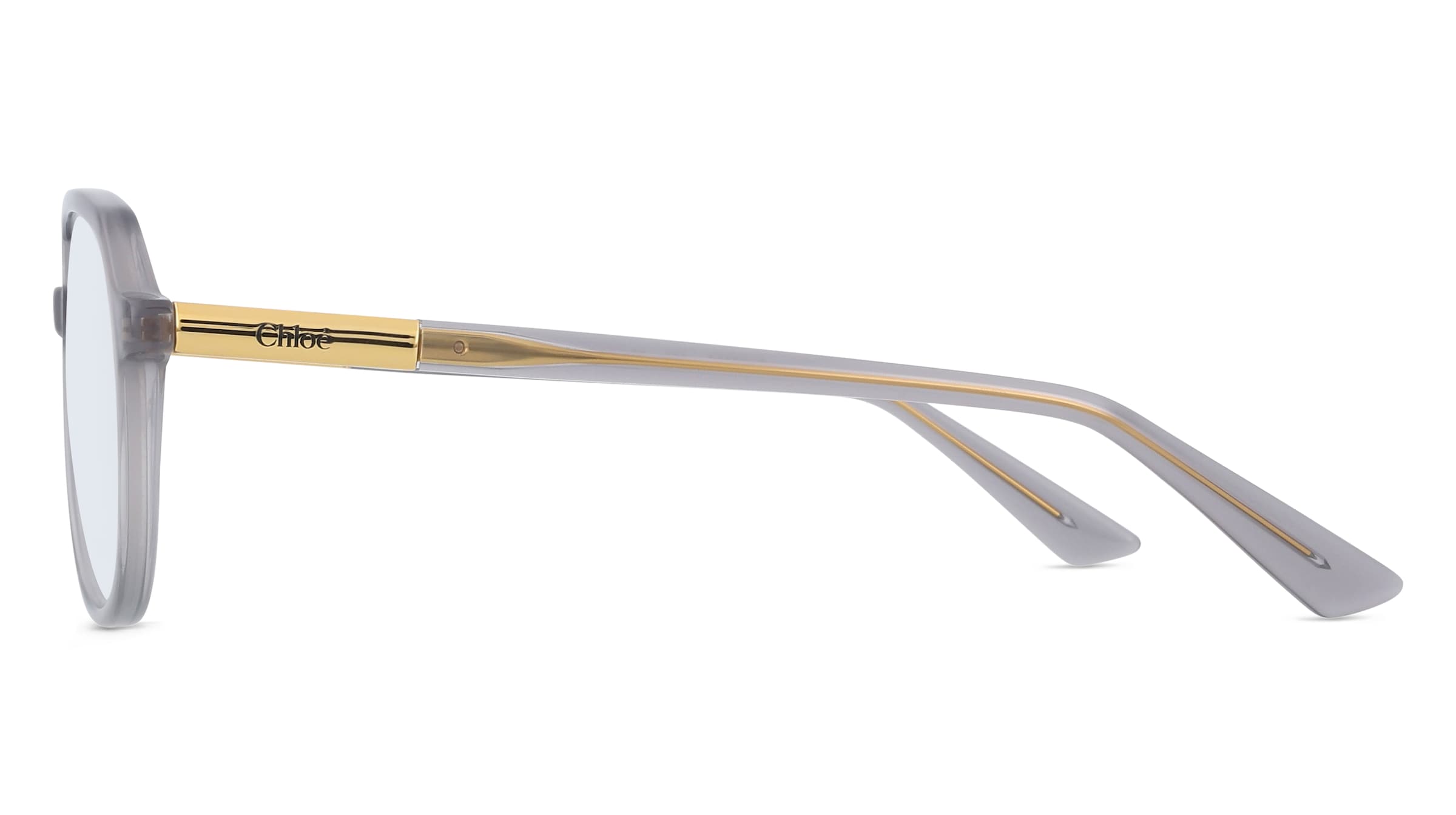 Thumbnail - Chloé CH0366O Damen-Brille inkl. Gläser Vollrand Pilot Acetat-Gestell 57/13/140, grau