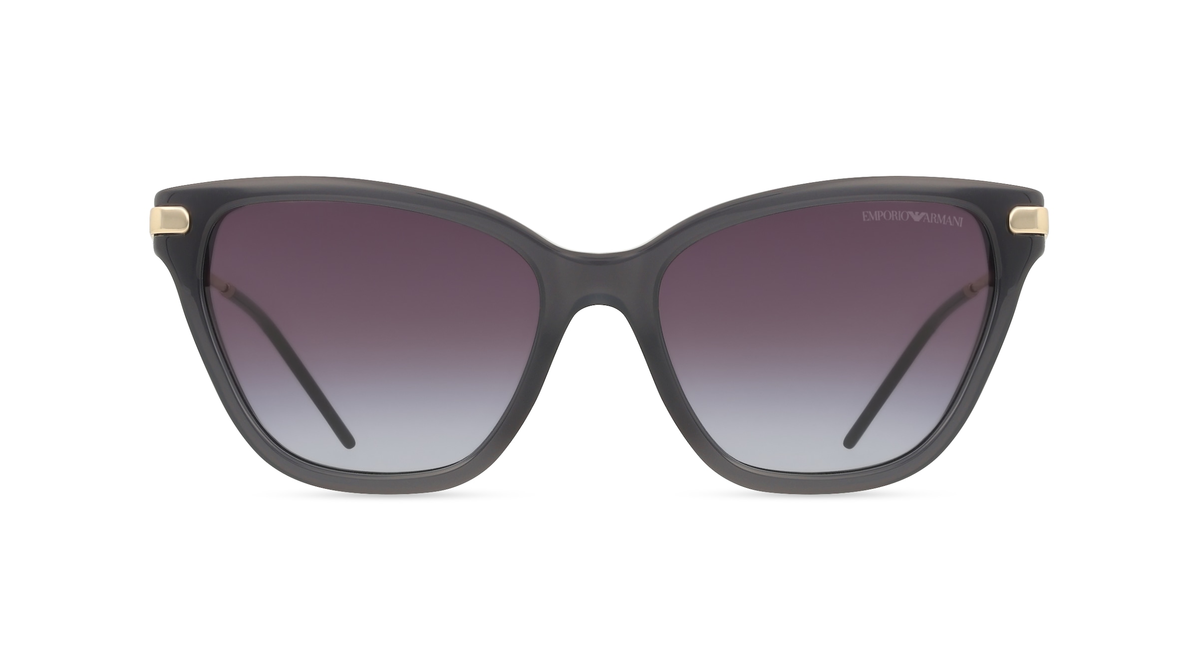 Emporio Armani 0EA4251 Damen-Sonnenbrille Vollrand Cateye Kunststoff Metall-Gestell, schwarz