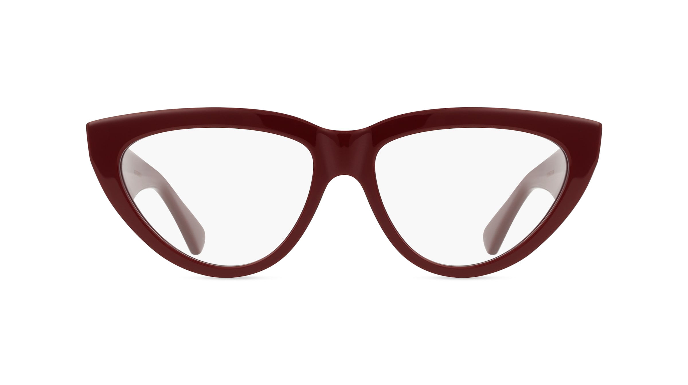 Bottega Veneta BV1193O Unisex-Brille inkl. Gläser Vollrand Cateye Acetat-Gestell 54mm/15mm/145mm, rot