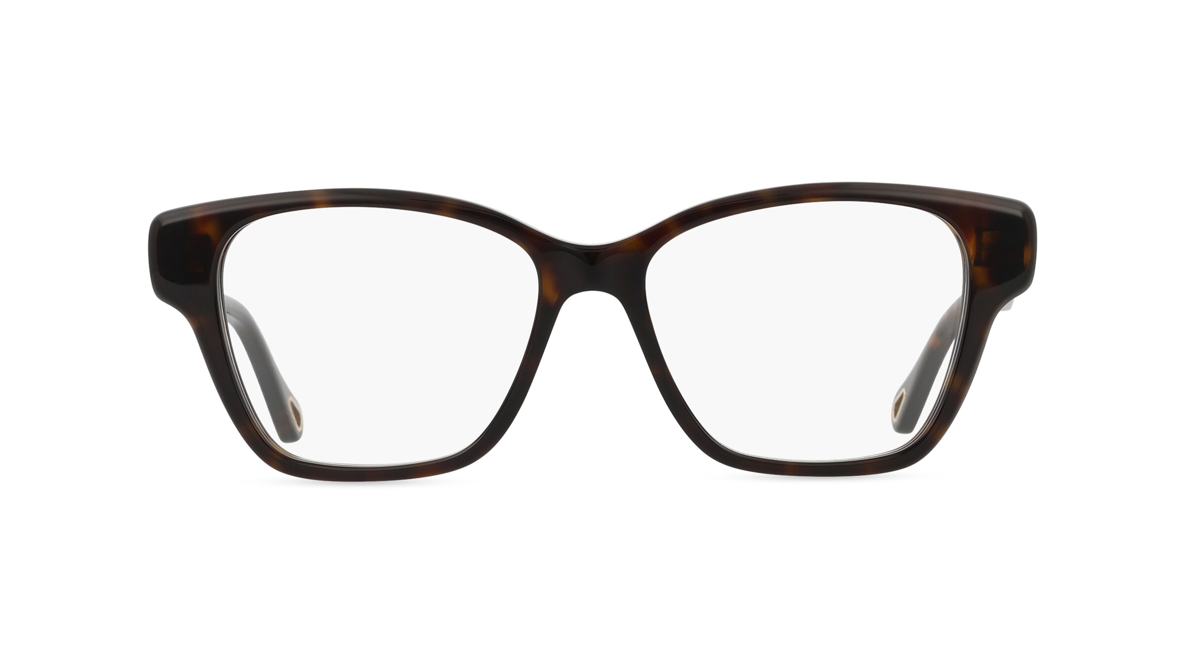 Chloé CH0200O Damen-Brille inkl. Gläser Vollrand Butterfly Recycled Acetat-Gestell 51mm/15mm/140mm, braun