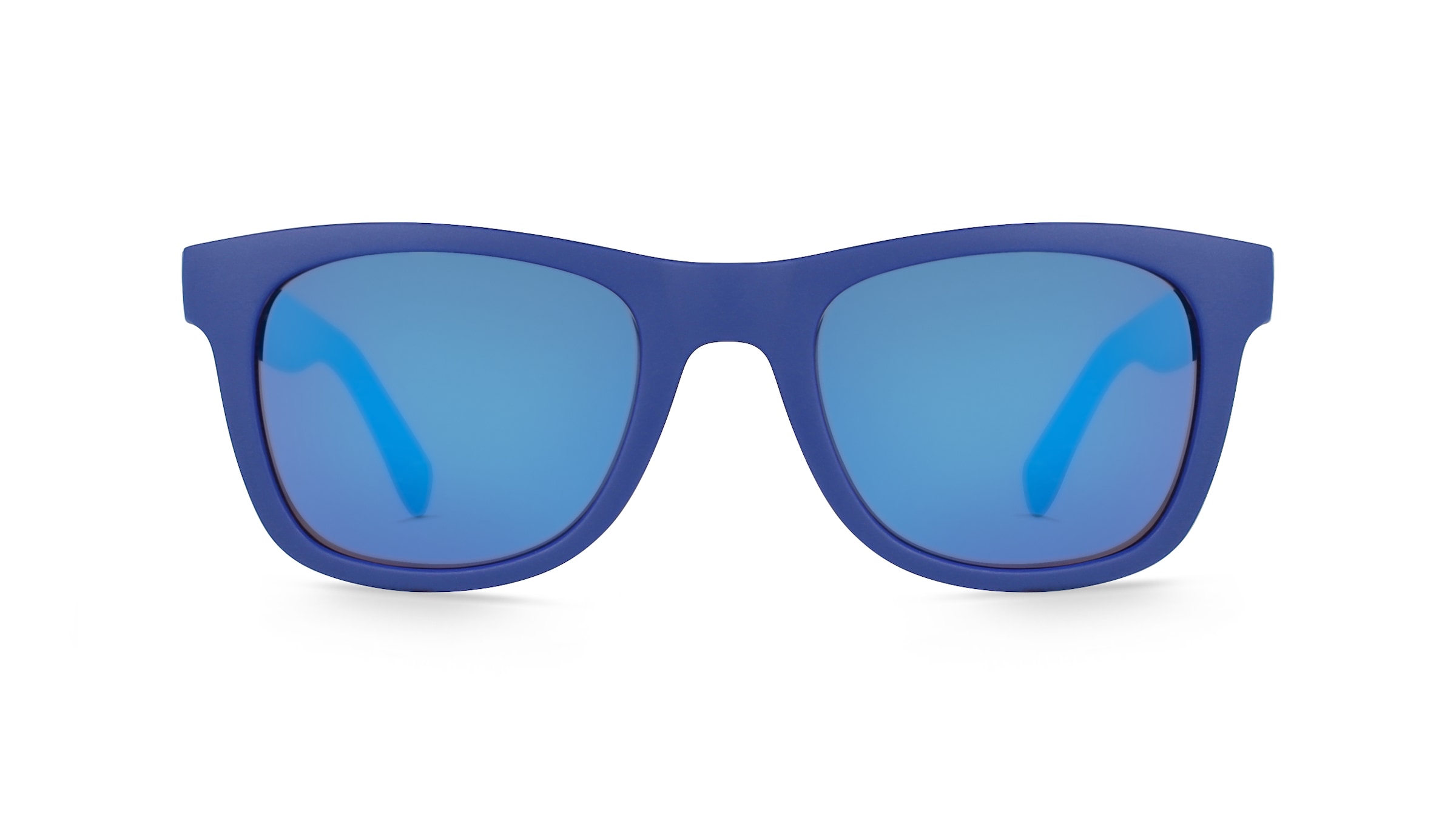 Fielmann E 4799 SUN FA Unisex-Sonnenbrille Vollrand Eckig Kunststoff-Gestell, blau