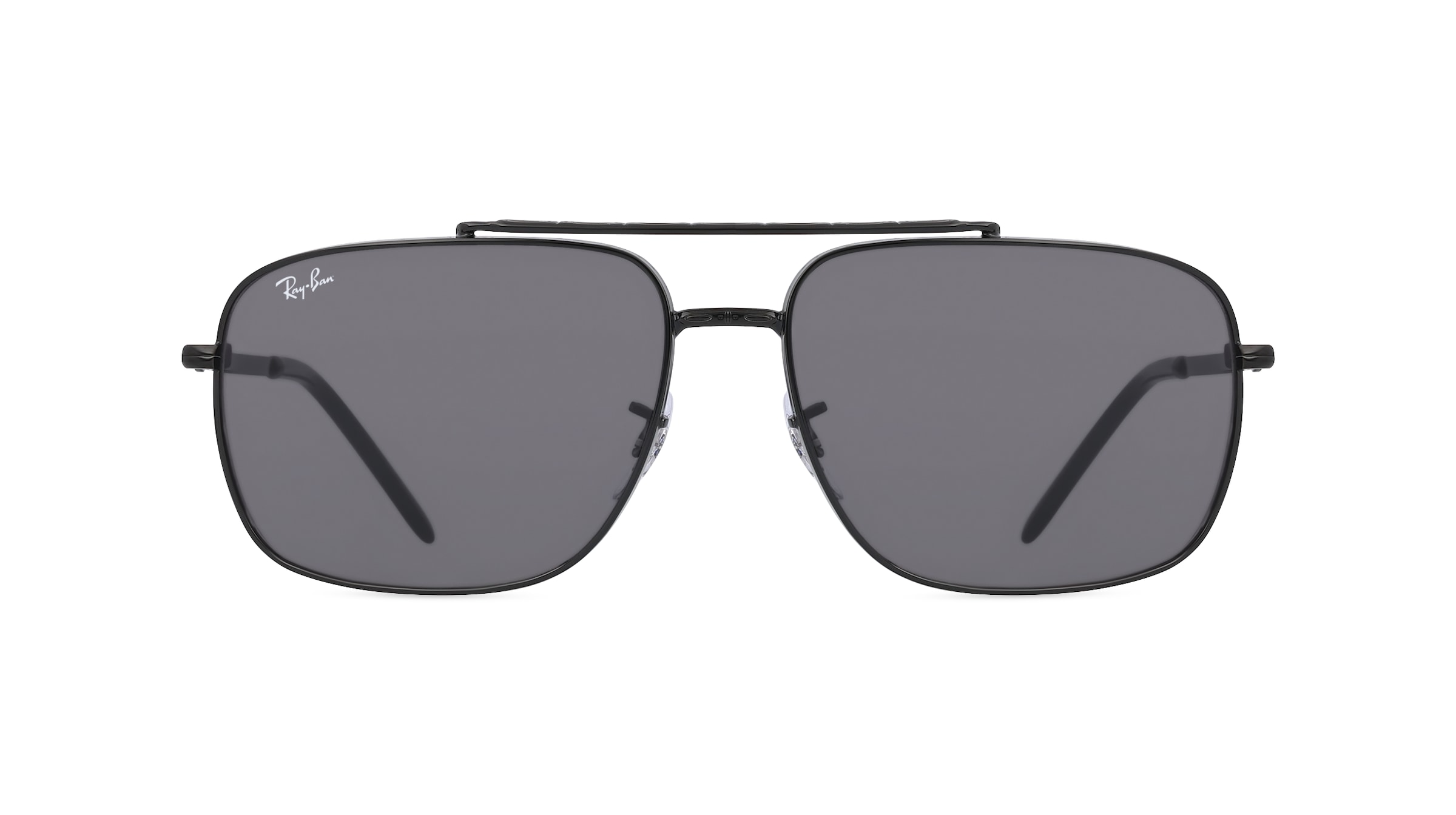 Ray-Ban RB3796 Unisex-Sonnenbrille Vollrand Eckig Metall-Gestell, schwarz