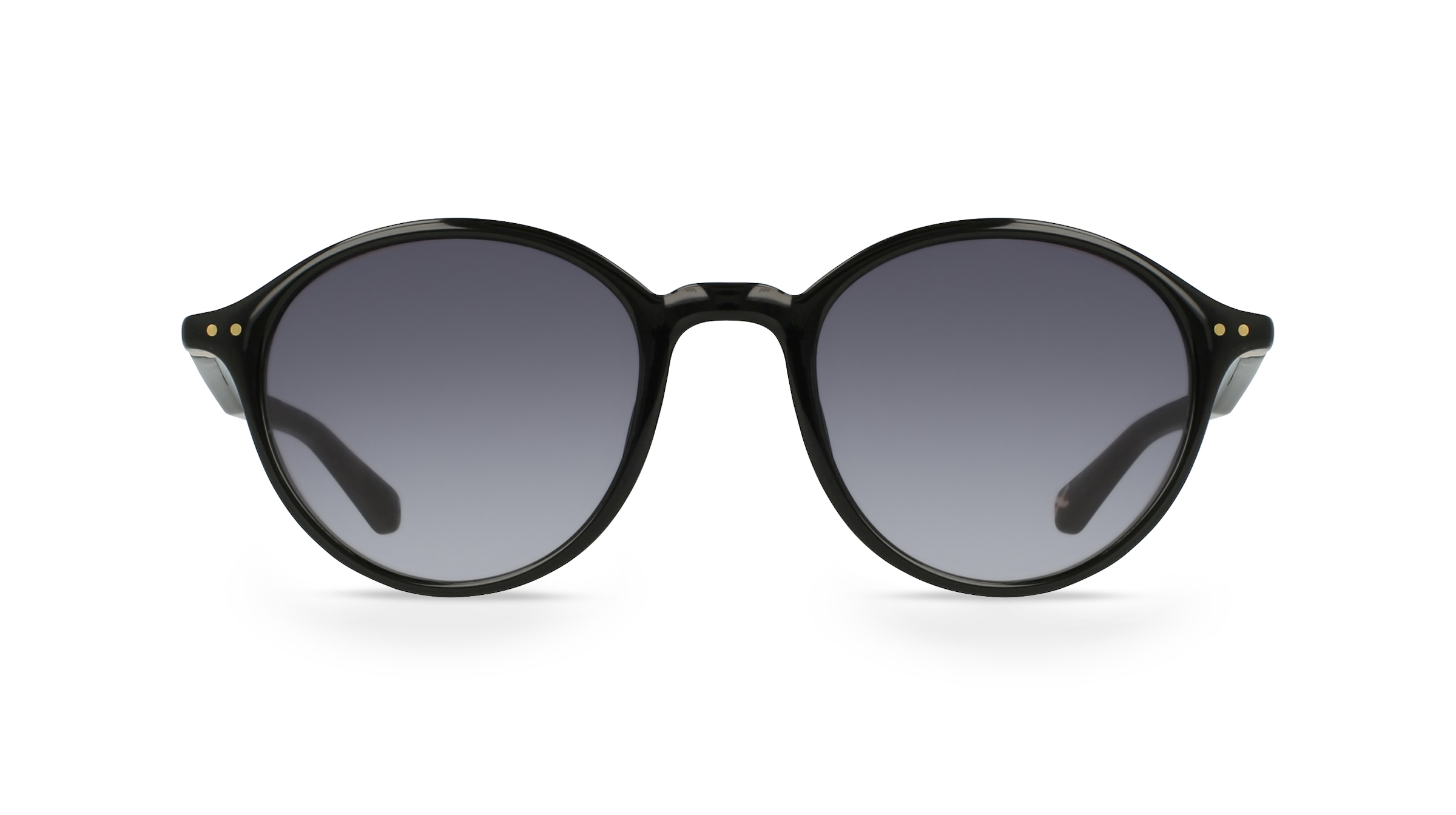 Ted Baker TB 1538 Damen-Sonnenbrille Vollrand Rund Kunststoff-Gestell, schwarz