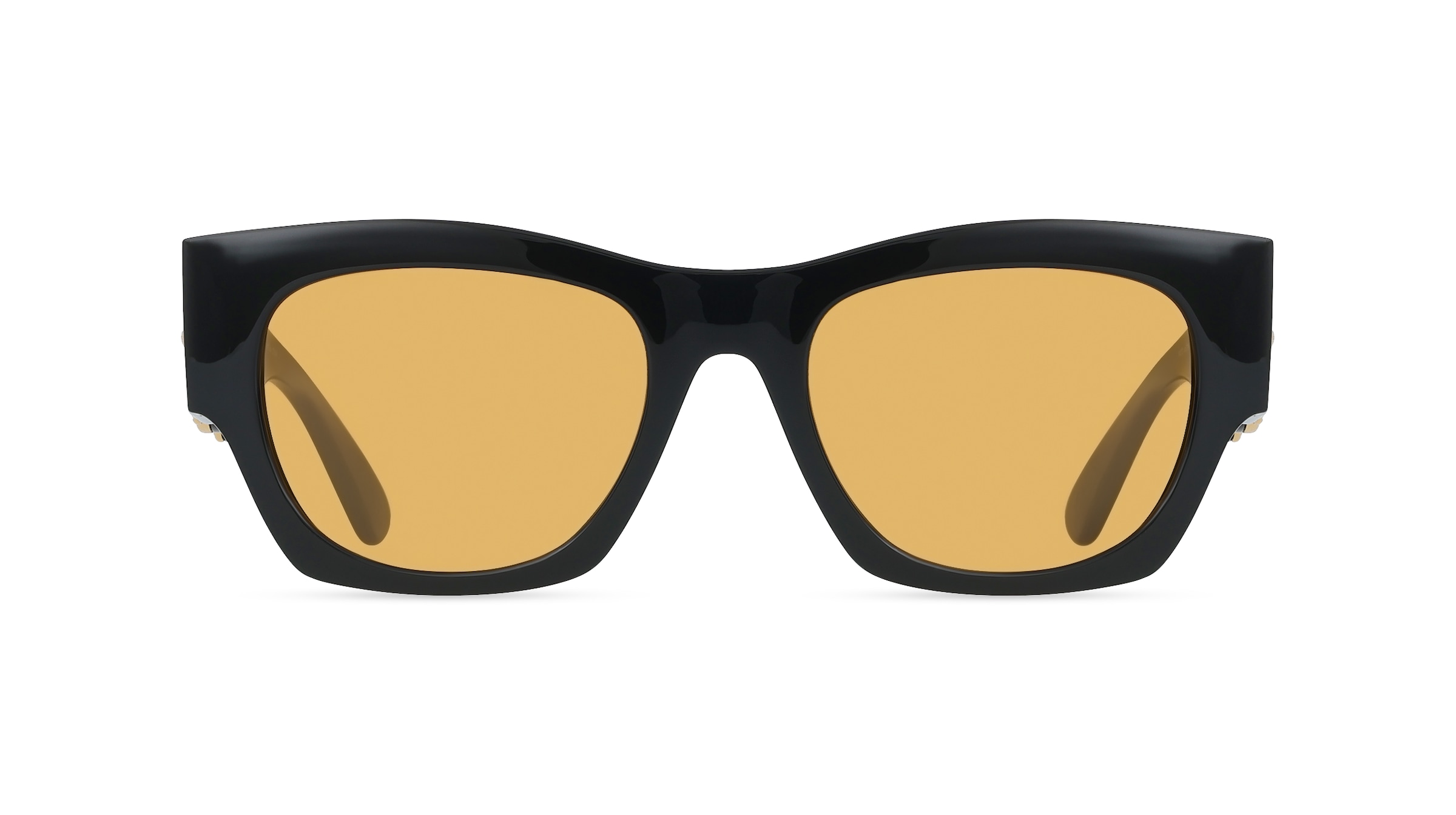 Versace VE4479U Herren-Sonnenbrille Vollrand Quadratisch Kunststoff-Gestell, Schwarz