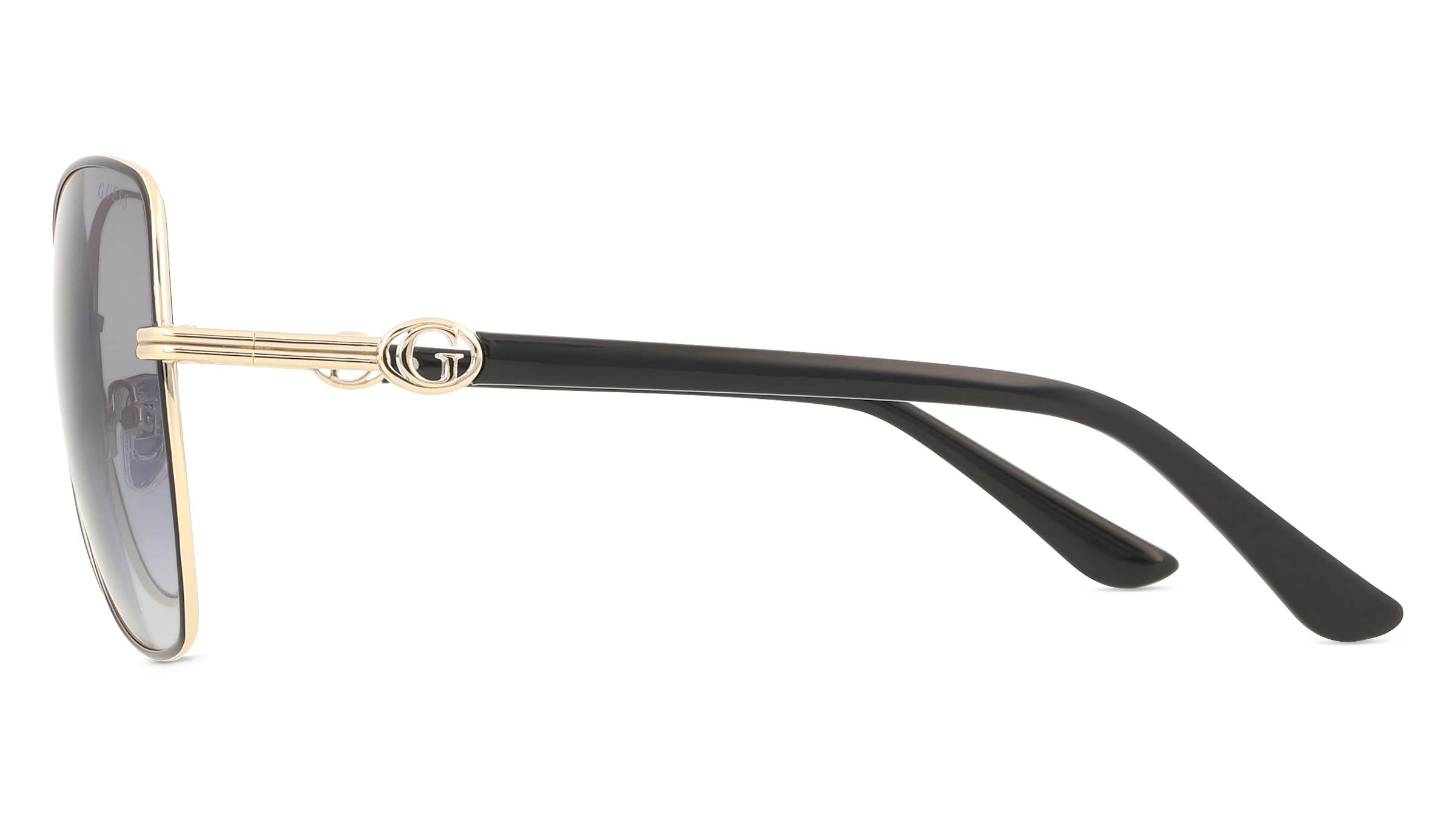 Thumbnail - Guess GU00259 Damen-Sonnenbrille Vollrand Butterfly Metall-Gestell, schwarz